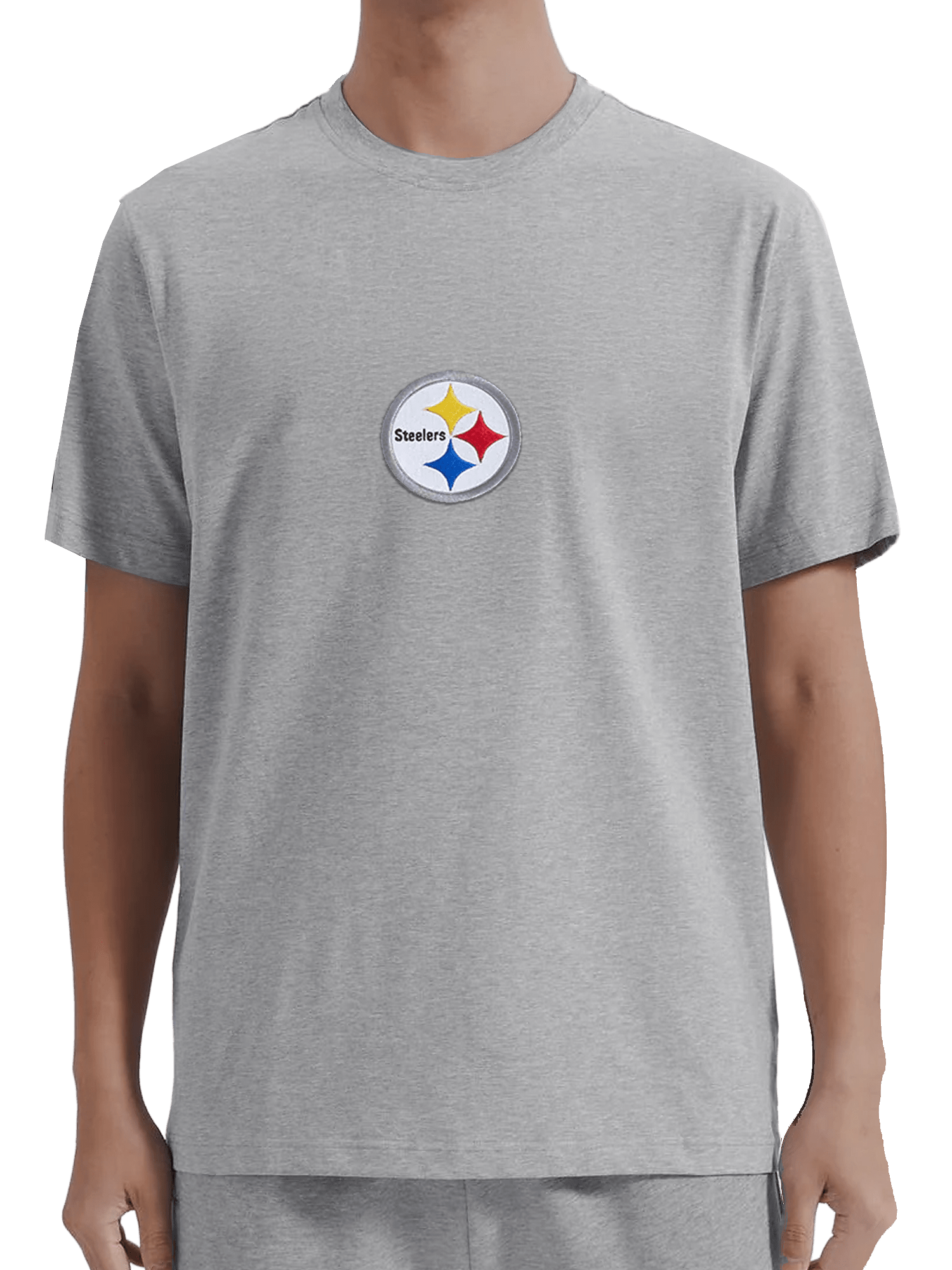 Pro Standard T-Shirts Pittsburgh Steelers Pro Standard NFL Team Icon Flex T-Shirt - Heather Grey