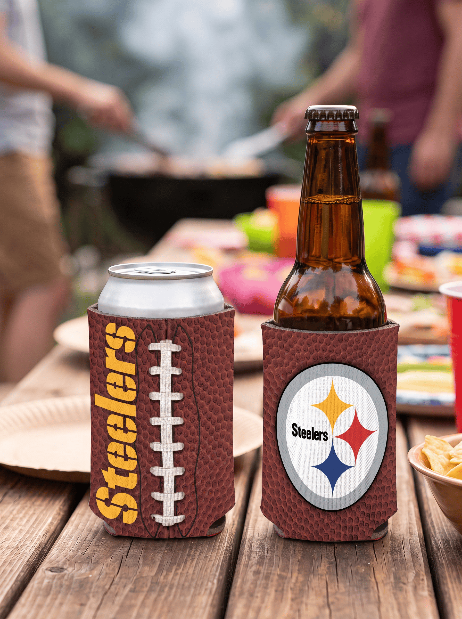 Wincraft Accessories Pittsburgh Steelers Wincraft NFL Football Can Cooler/Stubby Holder