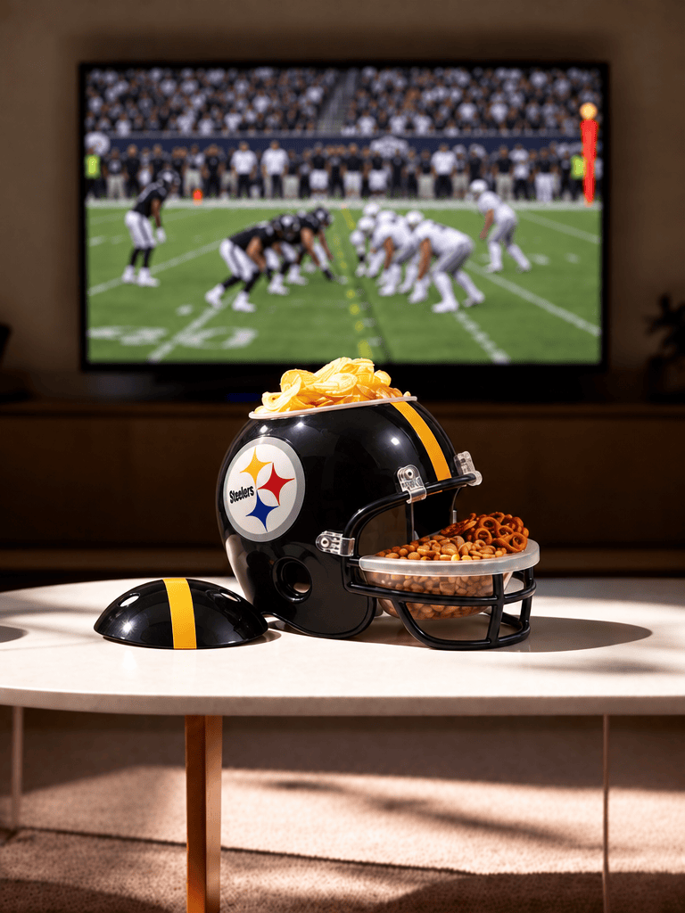 Wincraft Accessories Pittsburgh Steelers Wincraft NFL Full Size Multi Compartment Snack Helmet