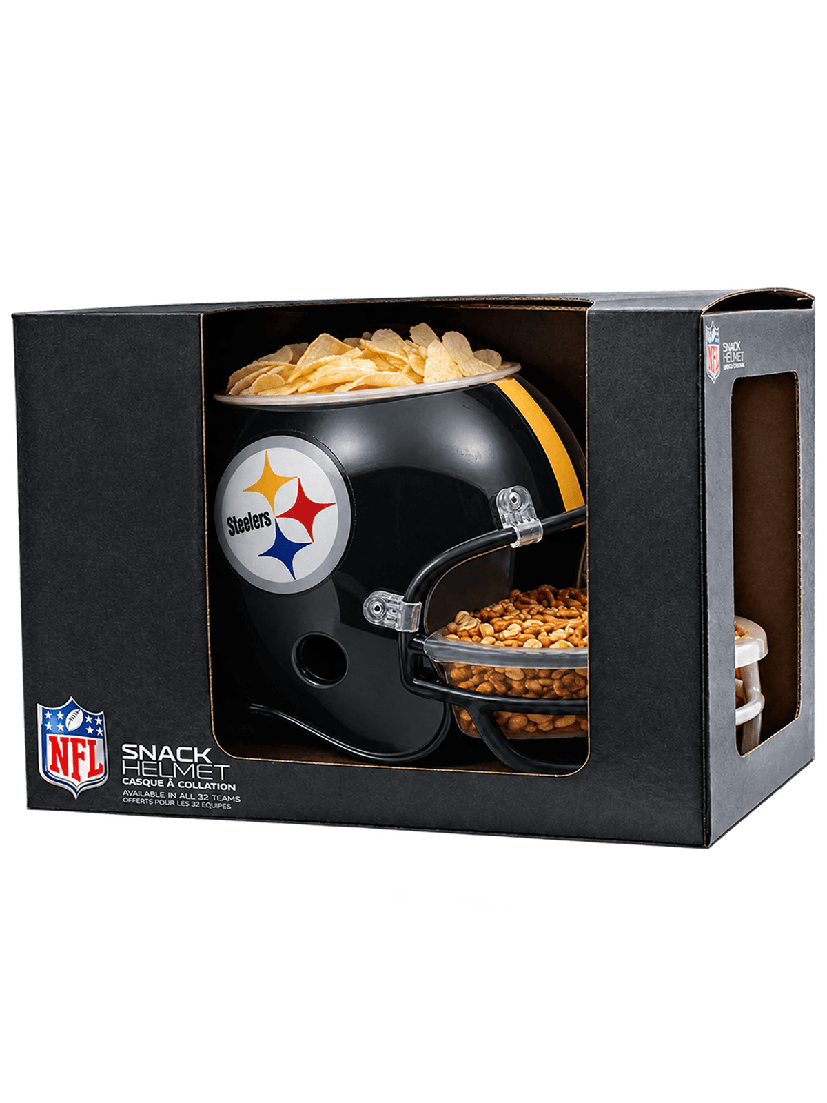 Wincraft Accessories Pittsburgh Steelers Wincraft NFL Full Size Multi Compartment Snack Helmet