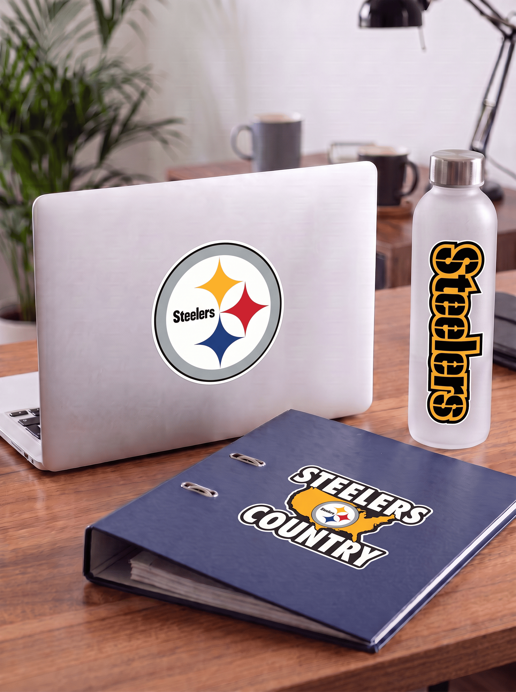 Wincraft Accessories Pittsburgh Steelers Wincraft NFL Team 3 Piece 5” x 7” Decal Set