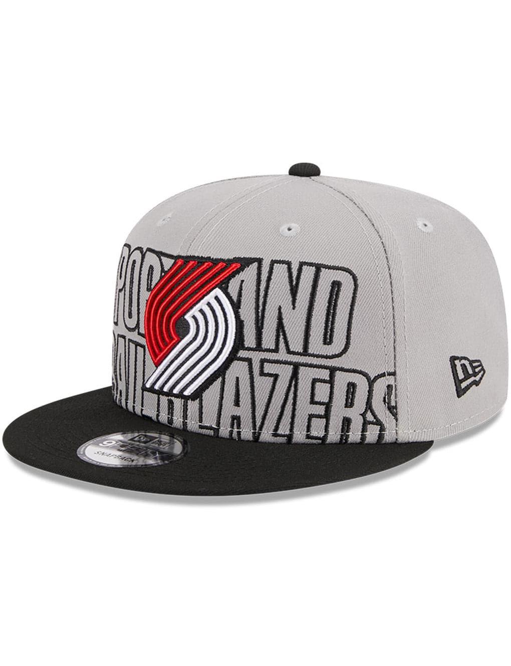 New Era Caps Portland Trail Blazers New Era NBA 23 Draft 9FIFTY Snapback Hat - Grey