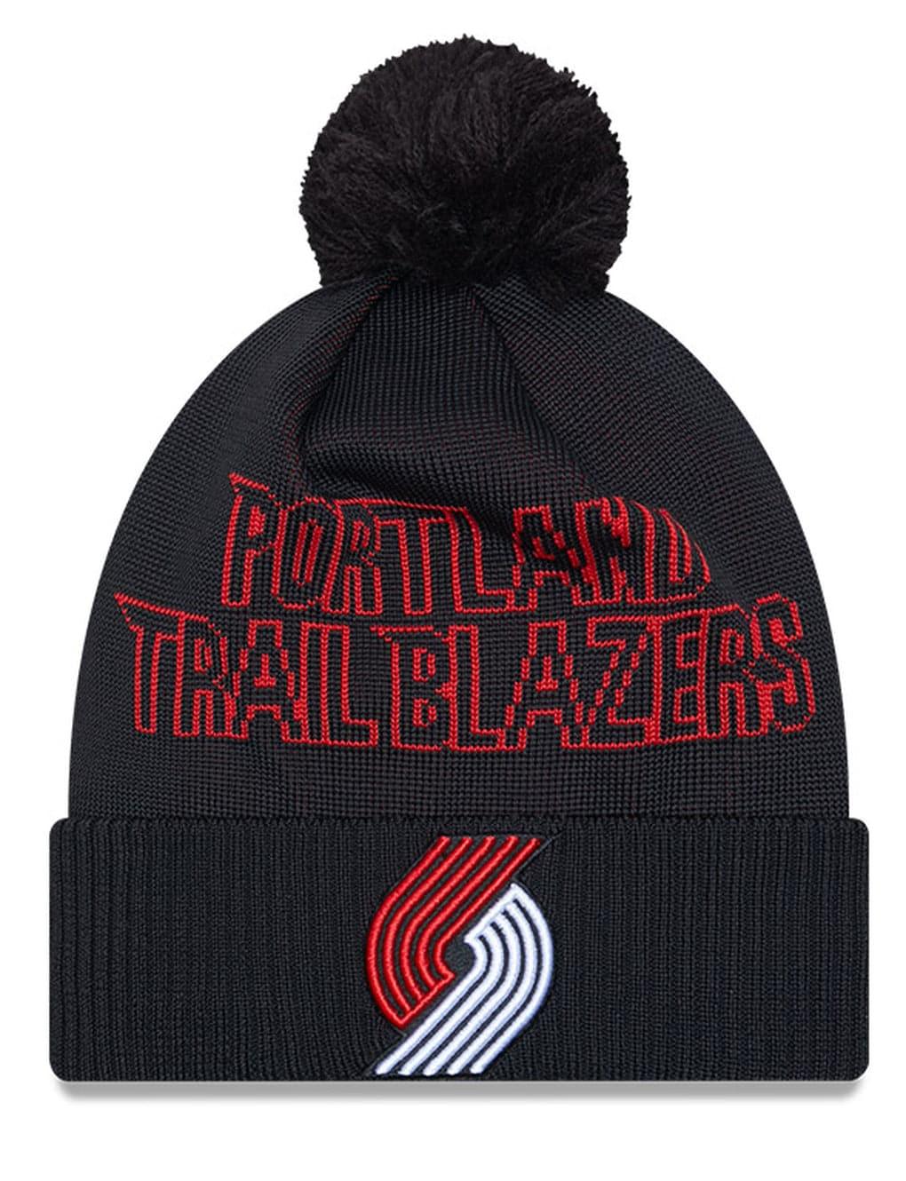 New Era Beanies Portland Trail Blazers New Era NBA 23 Draft Knit Beanie - Black