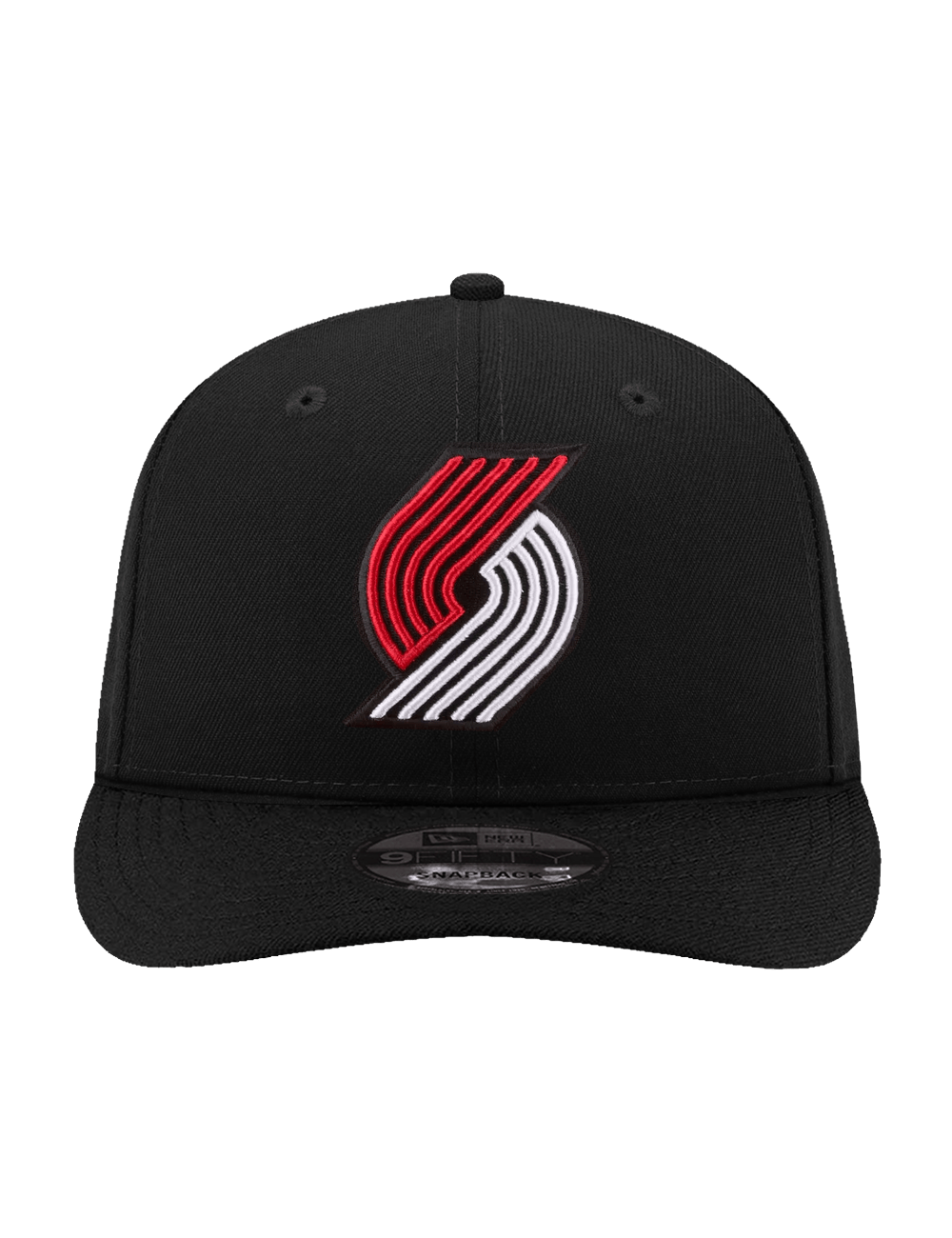 New Era Caps OSFA Portland Trail Blazers New Era NBA Team 9FIFTY Pre-Curved Snapback Hat - Black