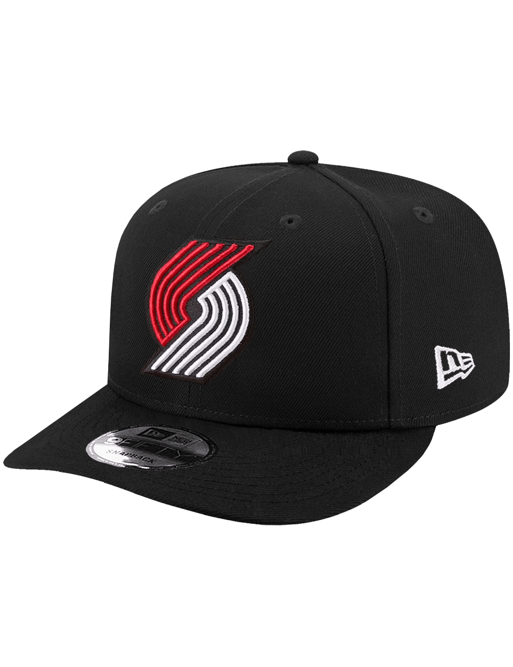 New Era Caps OSFA Portland Trail Blazers New Era NBA Team 9FIFTY Pre-Curved Snapback Hat - Black