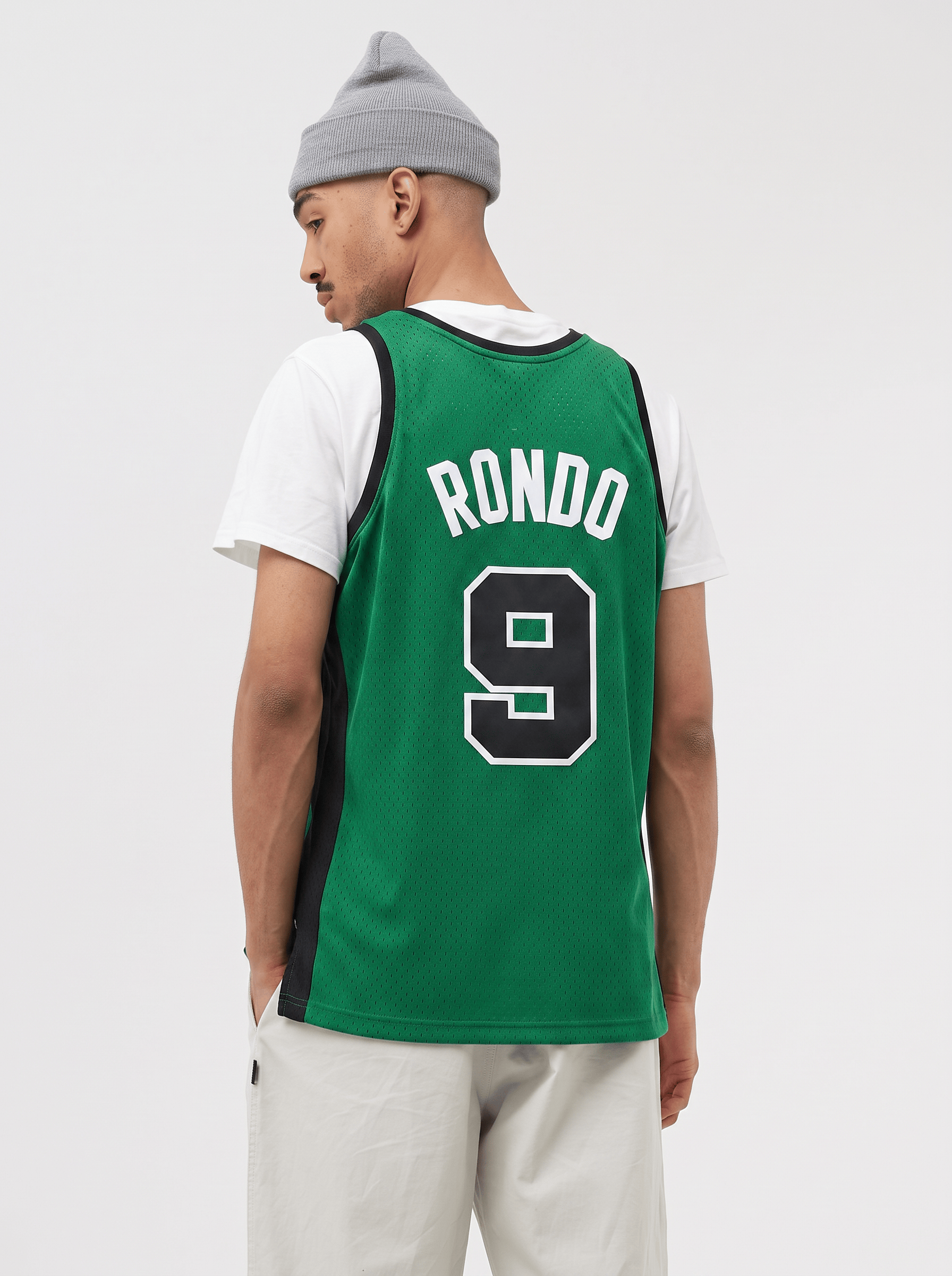 Mitchell And Ness Jerseys Rajon Rondo Boston Celtics Mitchell & Ness NBA 07-08 HWC Swingman Jersey - Green