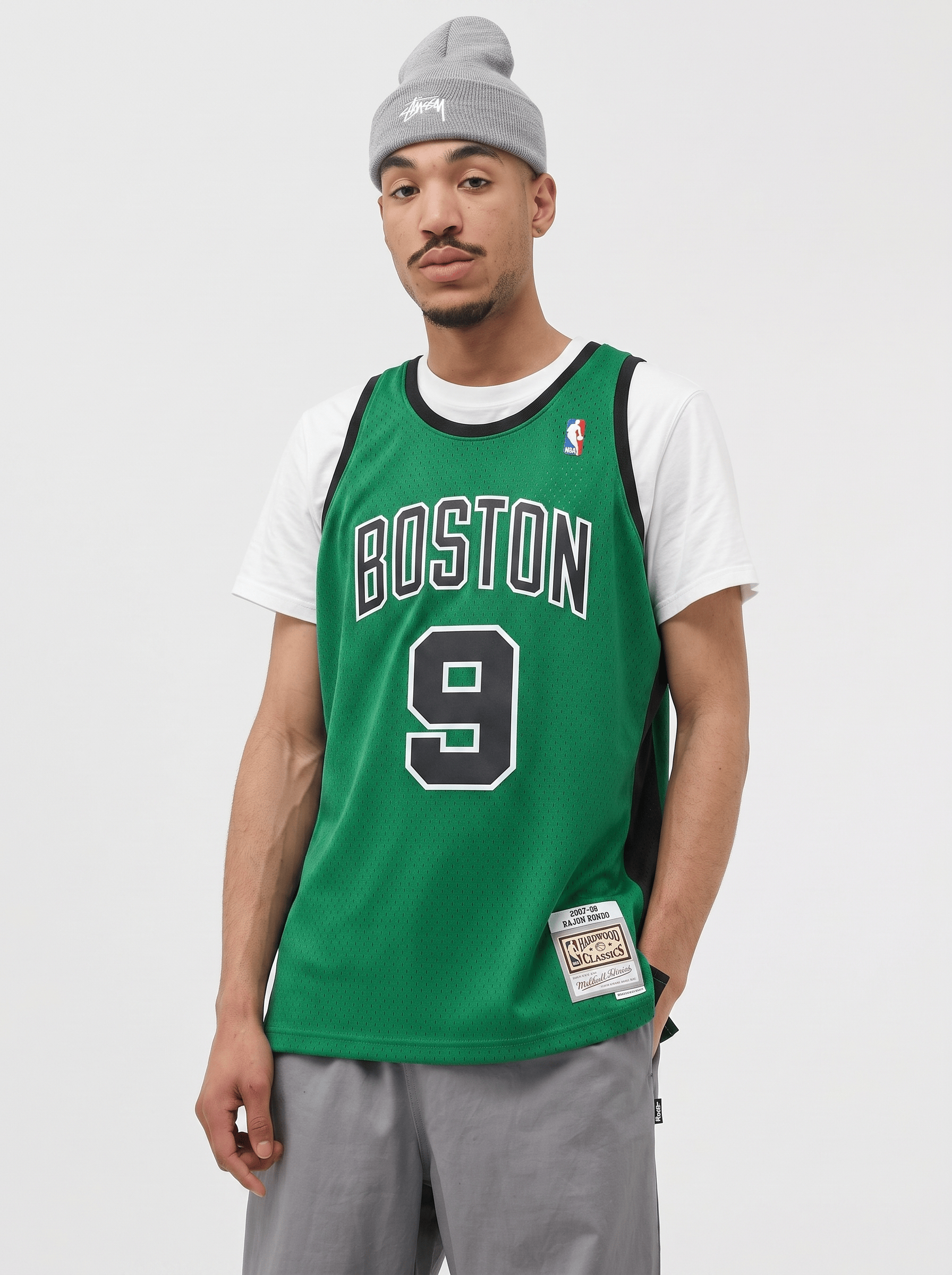 Mitchell And Ness Jerseys Rajon Rondo Boston Celtics Mitchell & Ness NBA 07-08 HWC Swingman Jersey - Green