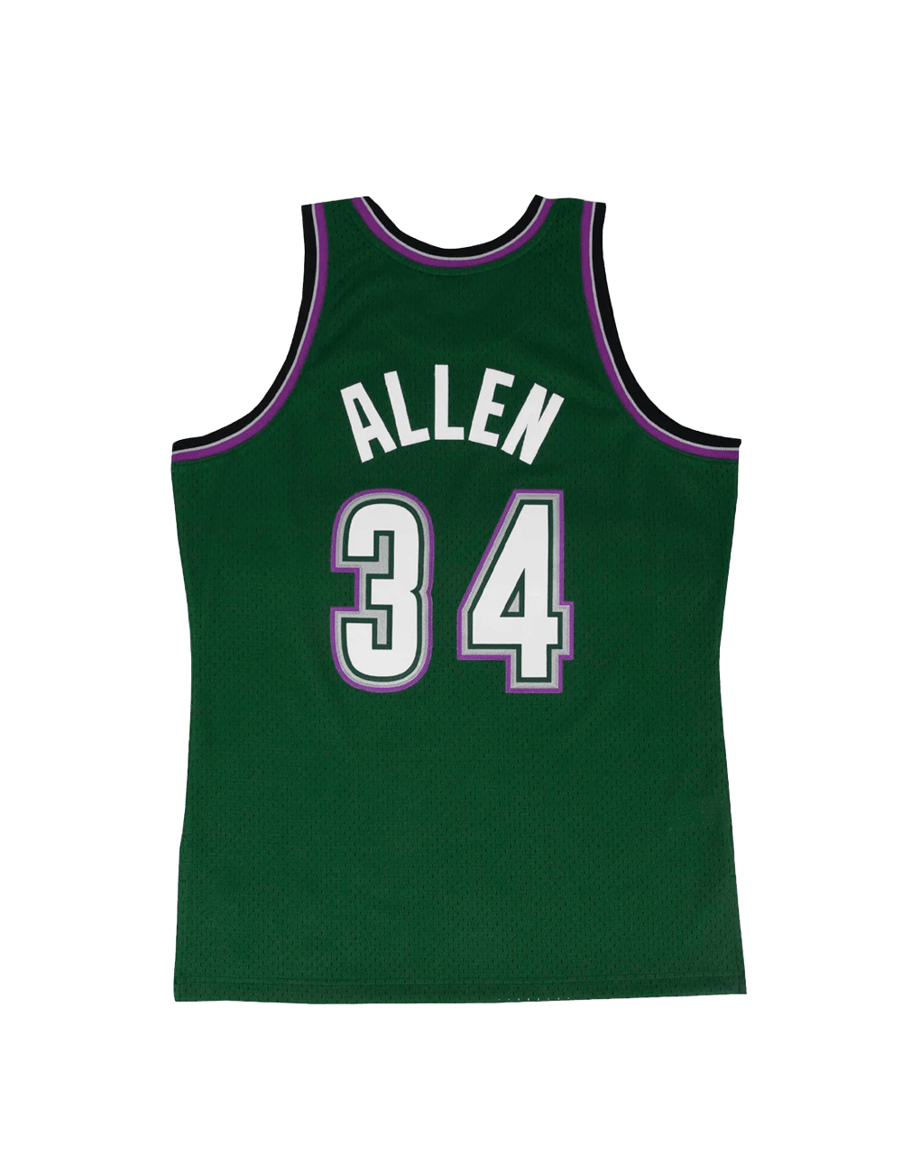 Mitchell And Ness Jerseys Ray Allen Milwaukee Bucks Mitchell & Ness NBA 96-97 Road HWC Swingman Jersey - Green
