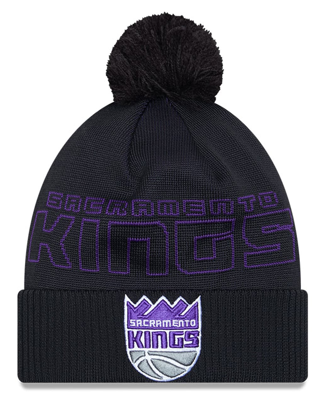 New Era Beanies Sacramento Kings New Era NBA 23 Draft Knit Beanie - Black