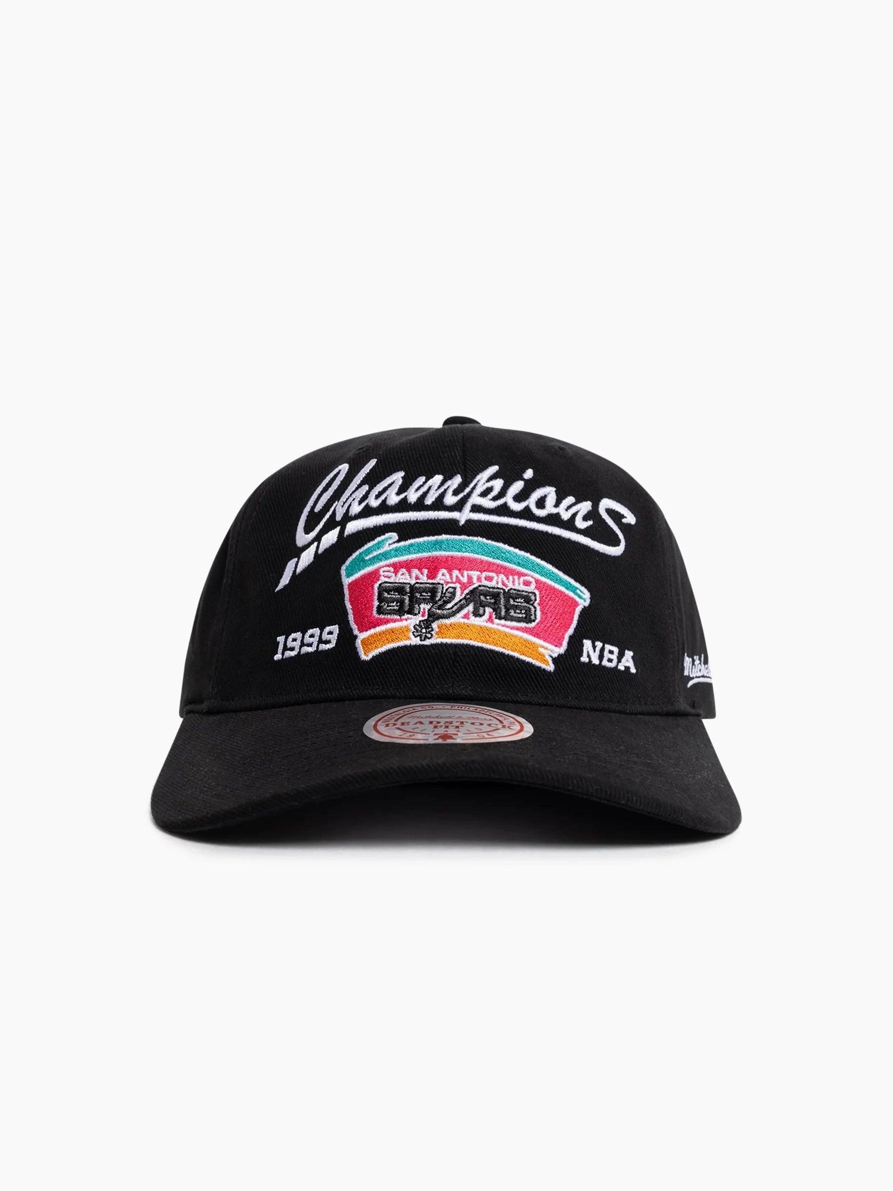 Mitchell And Ness Caps San Antonio Spurs Mitchell & Ness NBA 99 Champs Deadstock Hat - Black