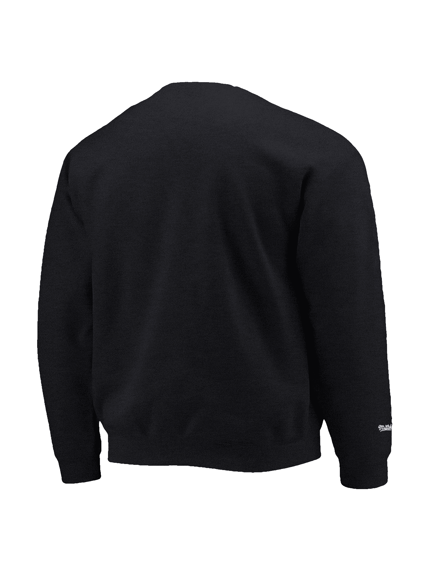 Mitchell And Ness Jumpers San Antonio Spurs Mitchell & Ness NBA Brush Off Vintage Crew Jumper - Vintage Black