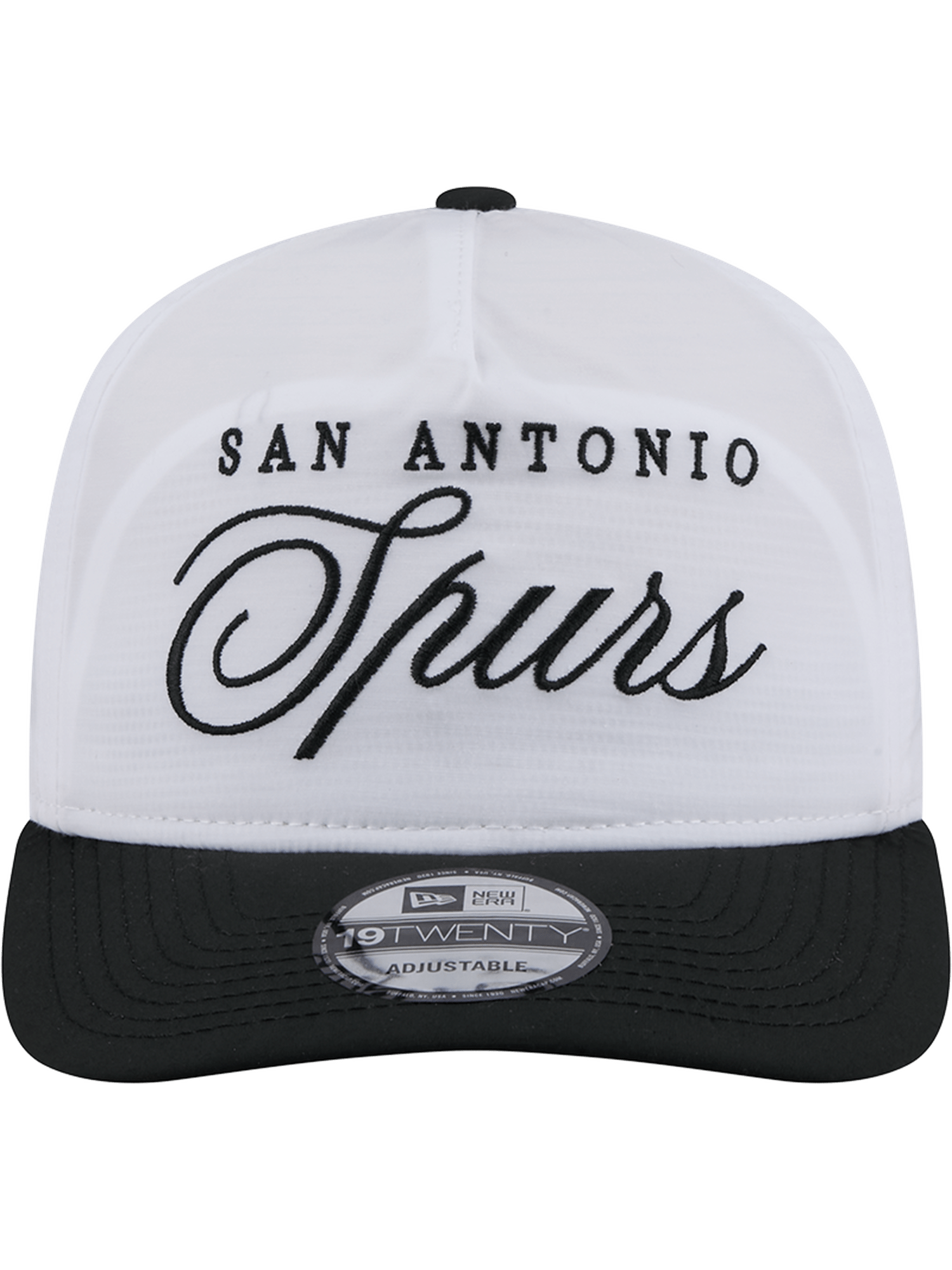 New Era Caps San Antonio Spurs New Era NBA 25 Draft 19TWENTY A-Frame Pre-Curved Hat - White