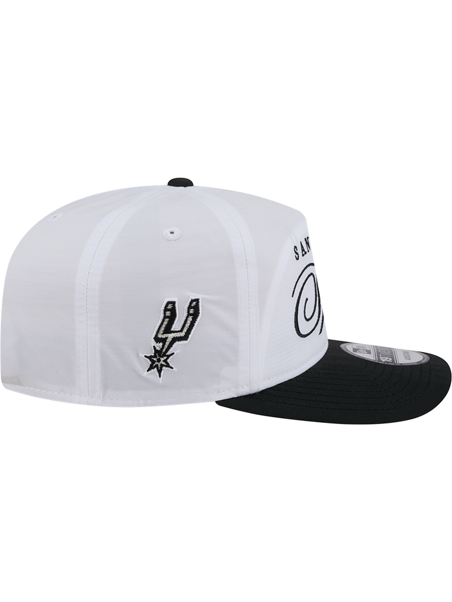 New Era Caps San Antonio Spurs New Era NBA 25 Draft 19TWENTY A-Frame Pre-Curved Hat - White