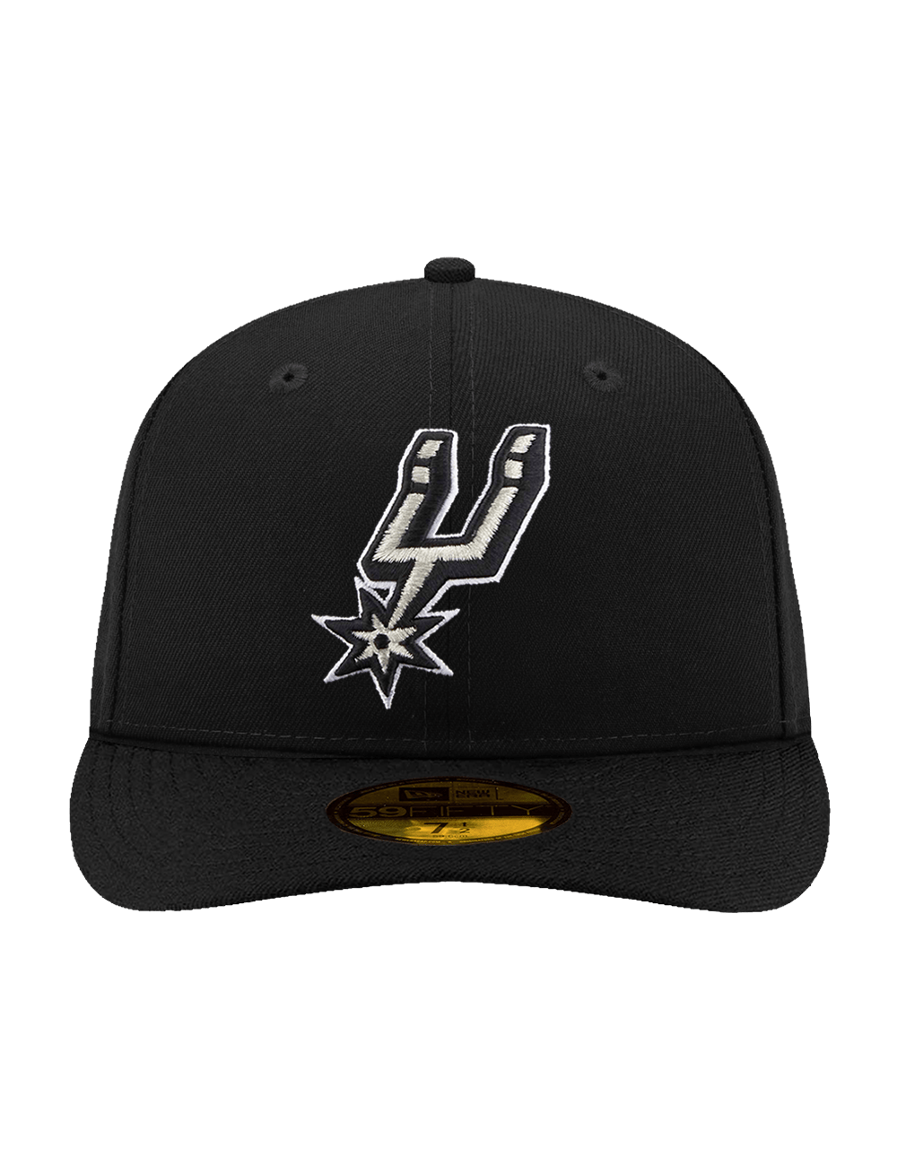 New Era Caps San Antonio Spurs New Era NBA Team 59FIFTY Pre-Curved Fitted Hat - Black