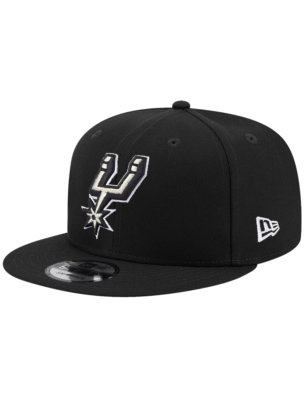 New Era Caps OSFA San Antonio Spurs New Era NBA Team 9FIFTY Snapback Hat - Black