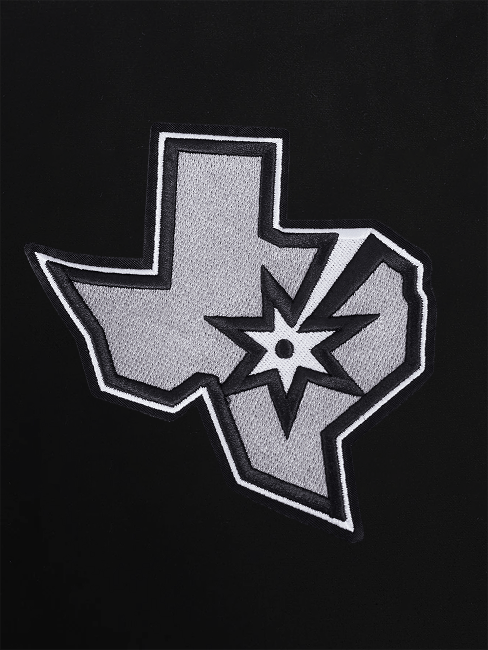 Pro Standard Jumpers San Antonio Spurs Pro Standard NBA Classic Chenille Flex Hoodie Jumper - Black