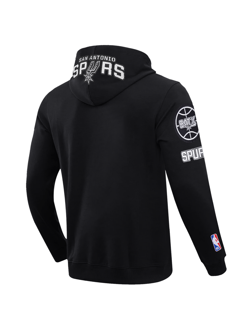 Pro Standard Jumpers San Antonio Spurs Pro Standard NBA Classic Chenille Flex Hoodie Jumper - Black