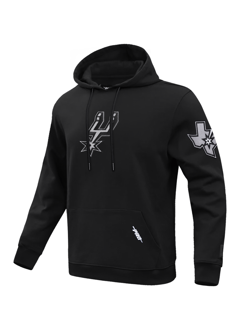 Pro Standard Jumpers San Antonio Spurs Pro Standard NBA Classic Chenille Flex Hoodie Jumper - Black