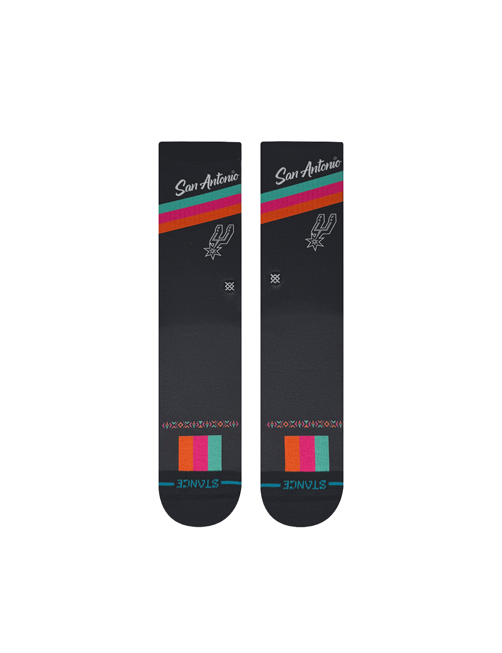 Stance Socks Large (9-12 US) San Antonio Spurs Stance NBA 25-26 City Edition Crew Socks