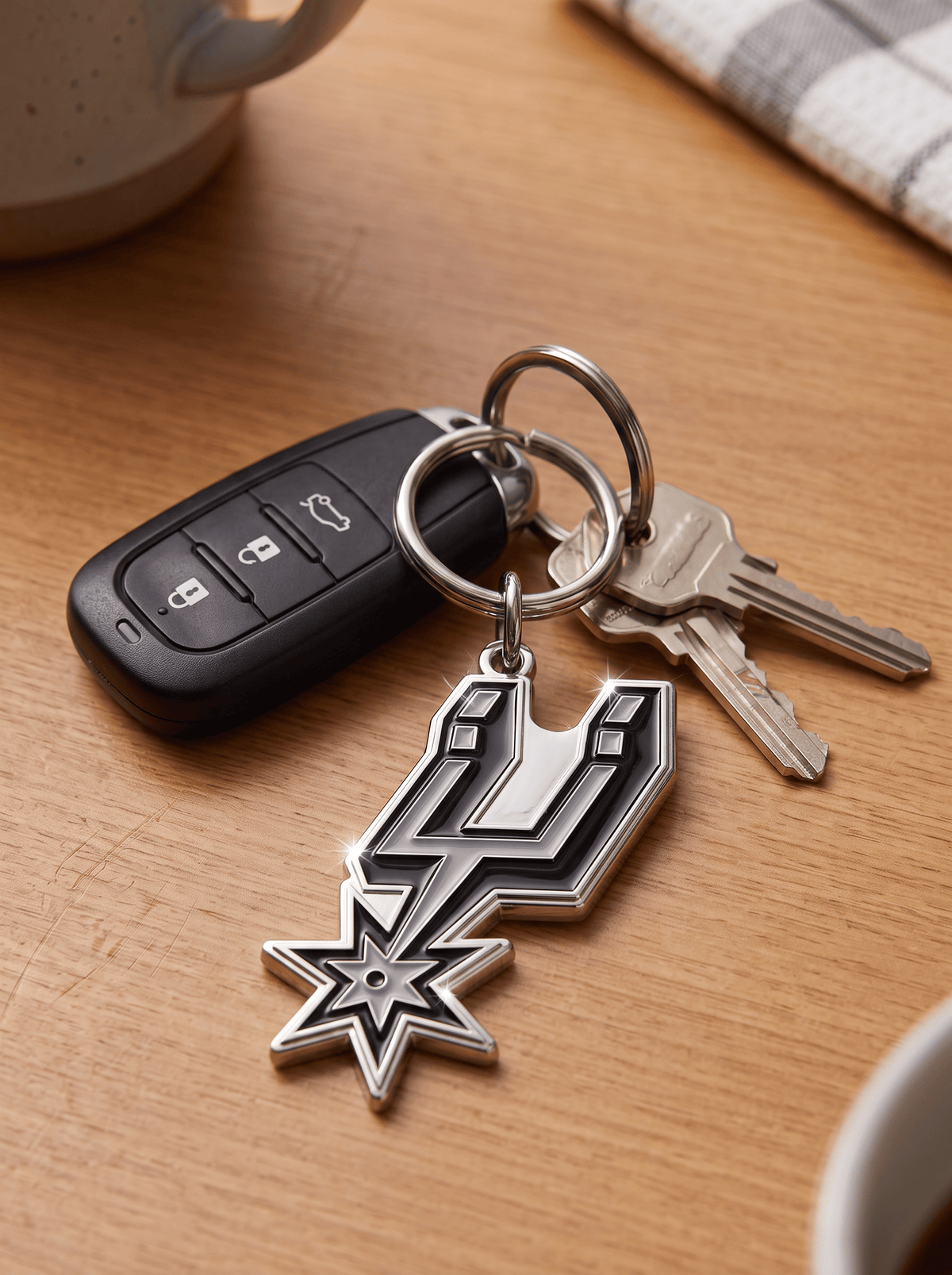 Wincraft Accessories San Antonio Spurs Wincraft NBA Cloisonne Metal Key Ring