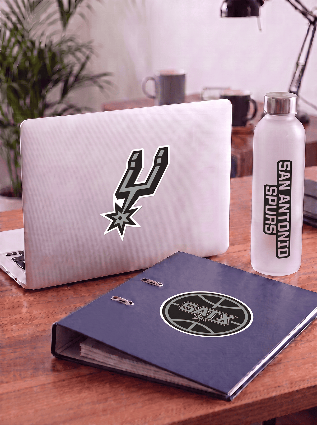 Wincraft Accessories San Antonio Spurs Wincraft NBA Team 3 Piece 5” x 7” Decal Set