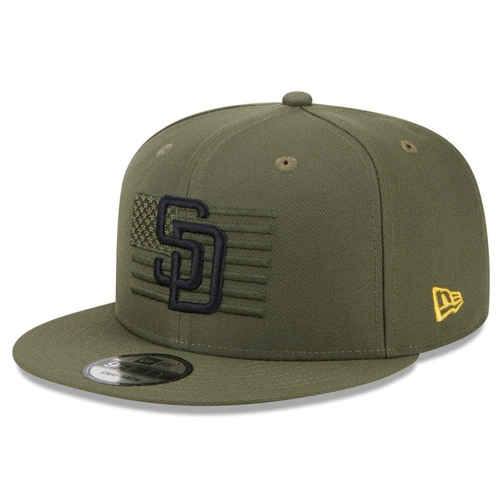 New Era Caps San Diego Padres New Era MLB 2023 Armed Forces 9FIFTY Snapback Hat - Army