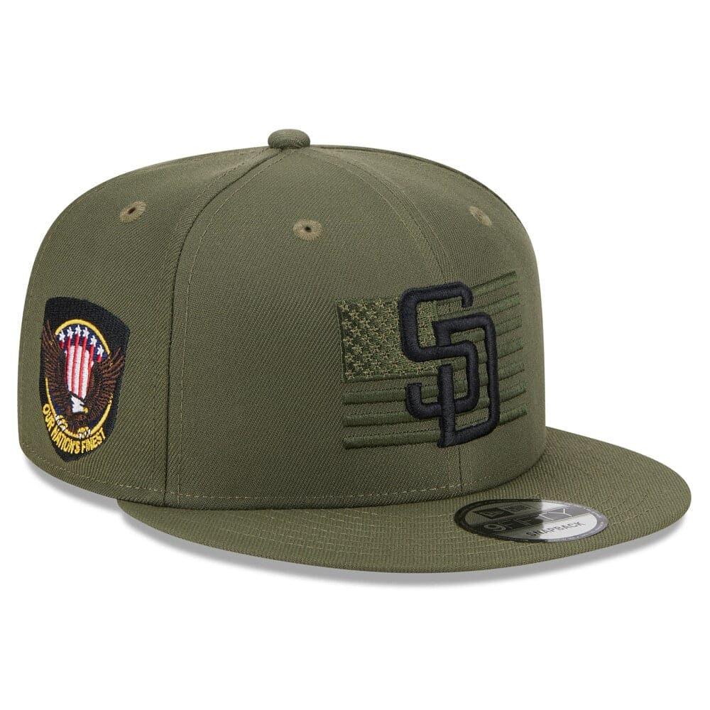 New Era Caps San Diego Padres New Era MLB 2023 Armed Forces 9FIFTY Snapback Hat - Army