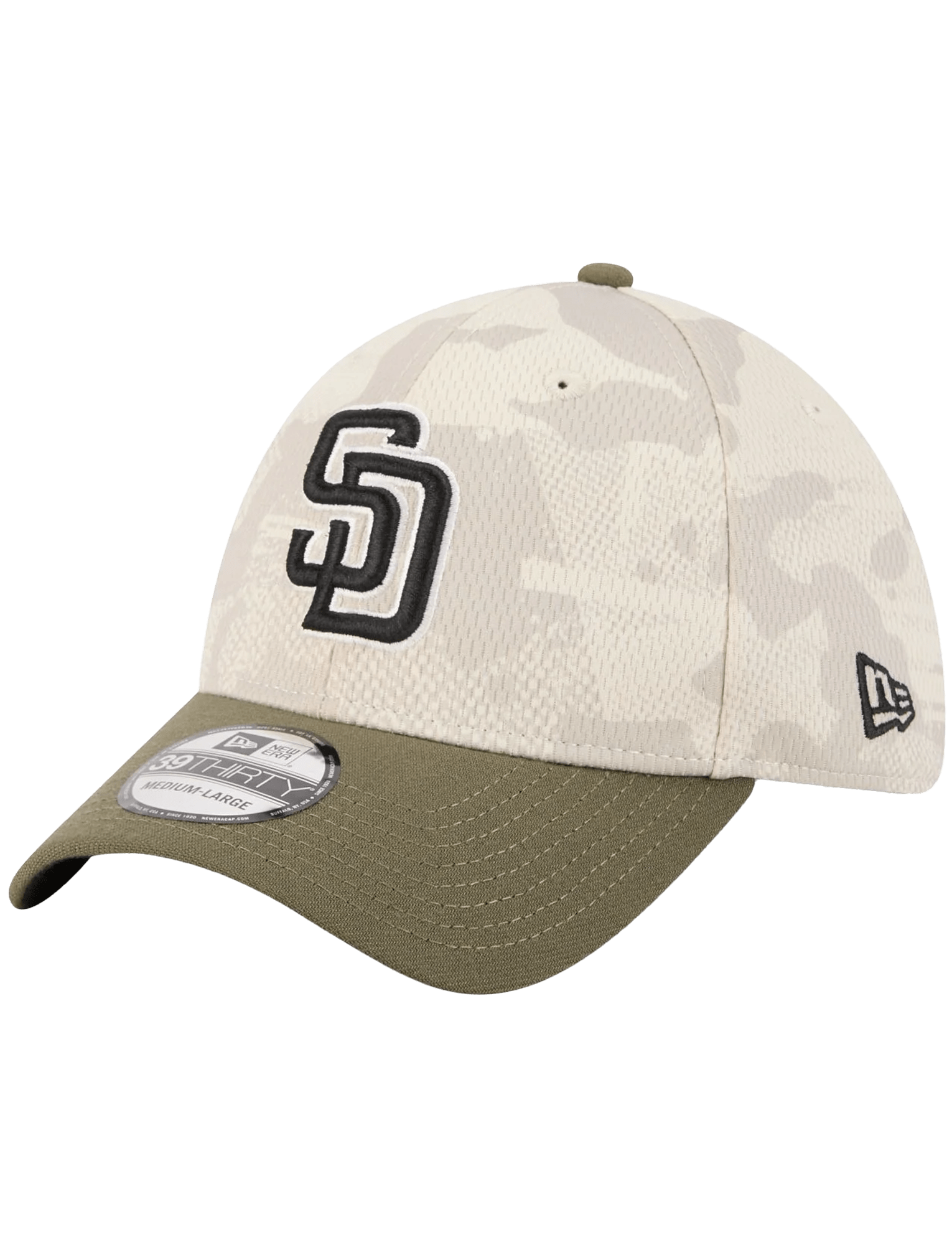 New Era Caps San Diego Padres New Era MLB Armed Forces 2025 39THIRTY Stretch-Fit Hat