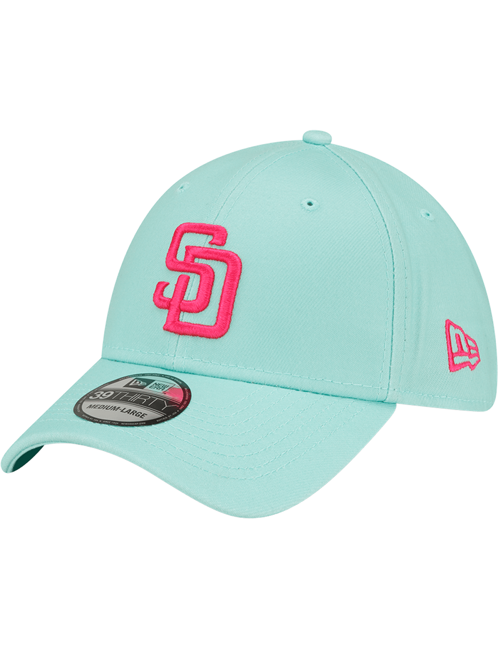 New Era Caps San Diego Padres New Era MLB City Connect 39THIRTY Stretch-Fit Hat - Mint