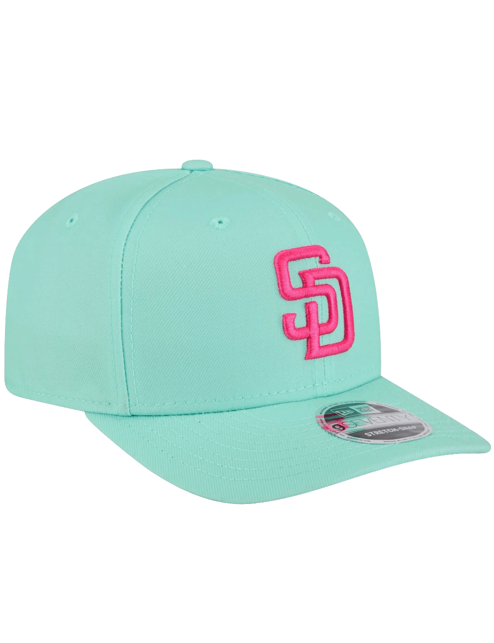 New Era Caps San Diego Padres New Era MLB City Connect 9SEVENTY Stretch Snapback Hat - Mint