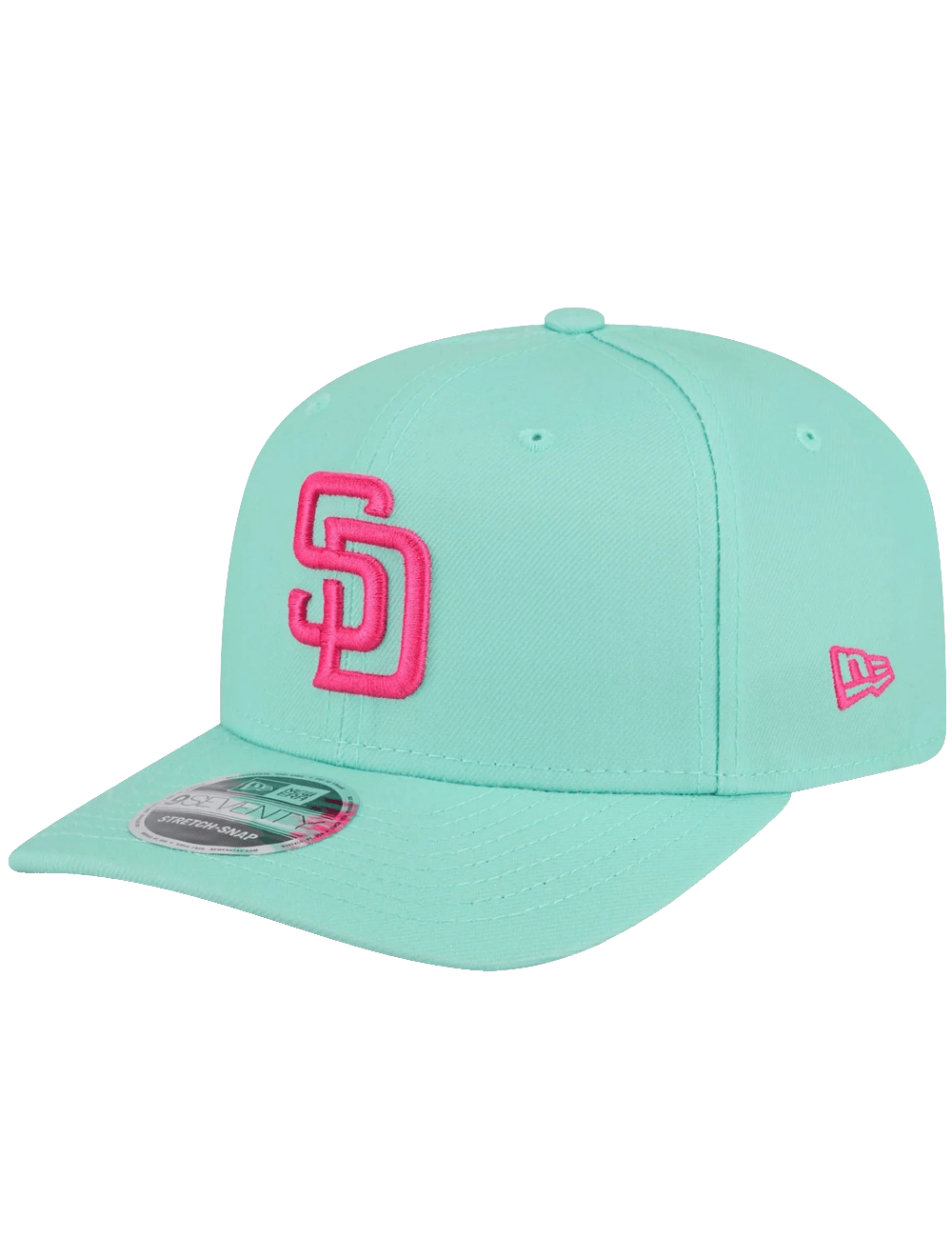 New Era Caps San Diego Padres New Era MLB City Connect 9SEVENTY Stretch Snapback Hat - Mint