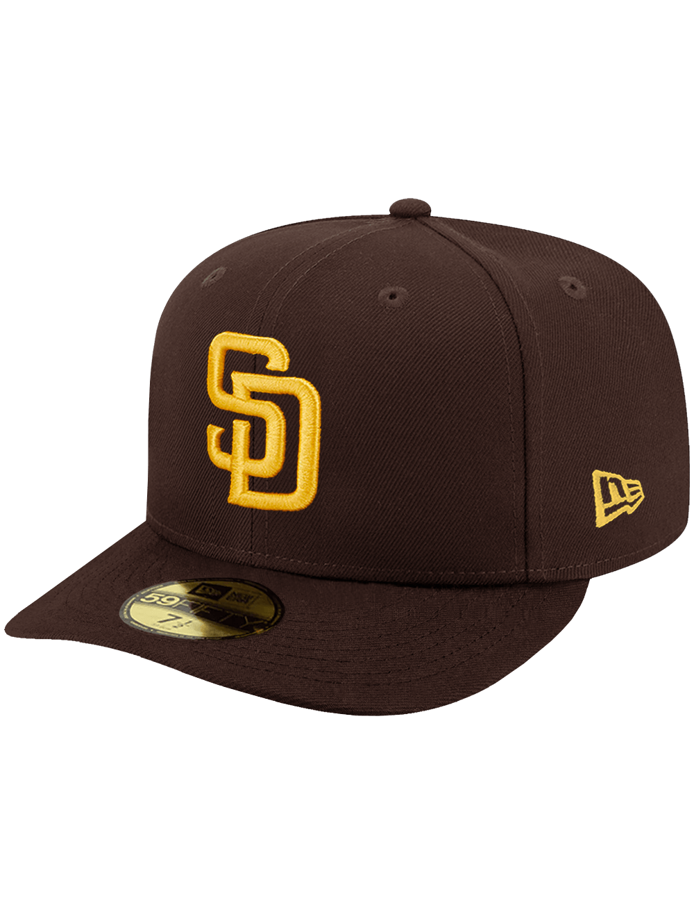 New Era Caps San Diego Padres New Era MLB On-Field AC Game Pre-Curved 59FIFTY Fitted Hat - Brown