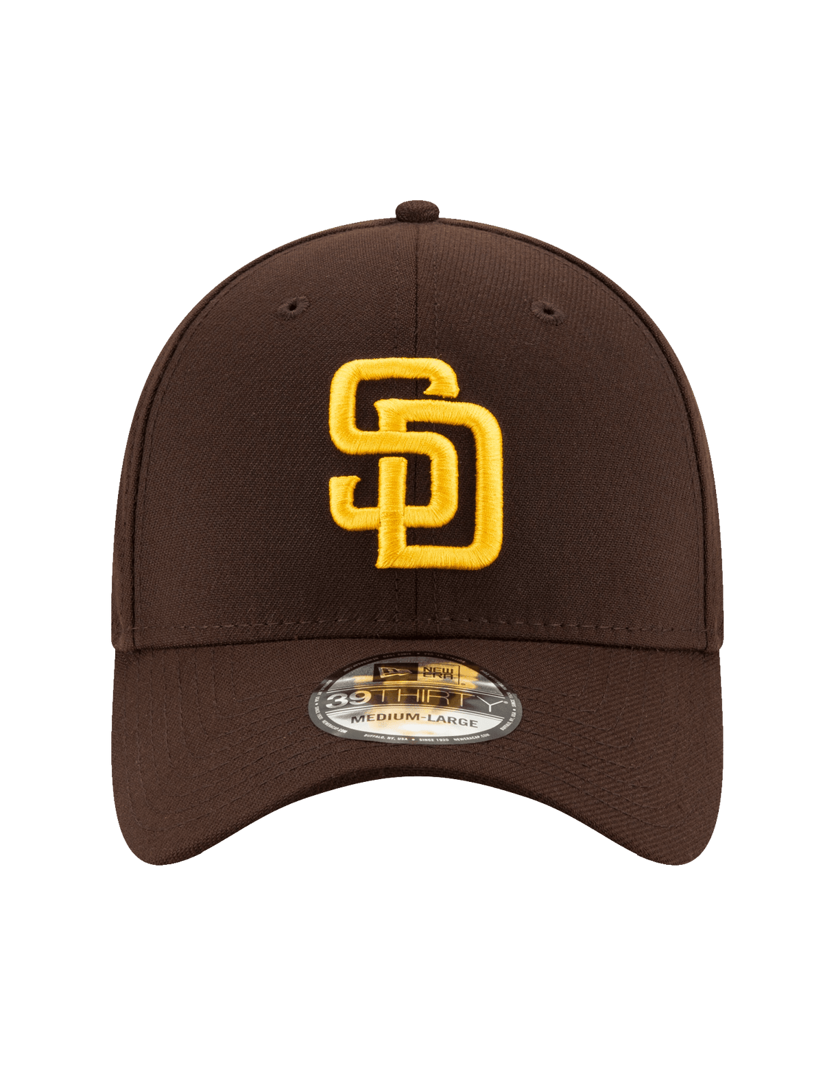 New Era Caps San Diego Padres New Era MLB Team 39THIRTY Stretch-Fit Hat - Brown