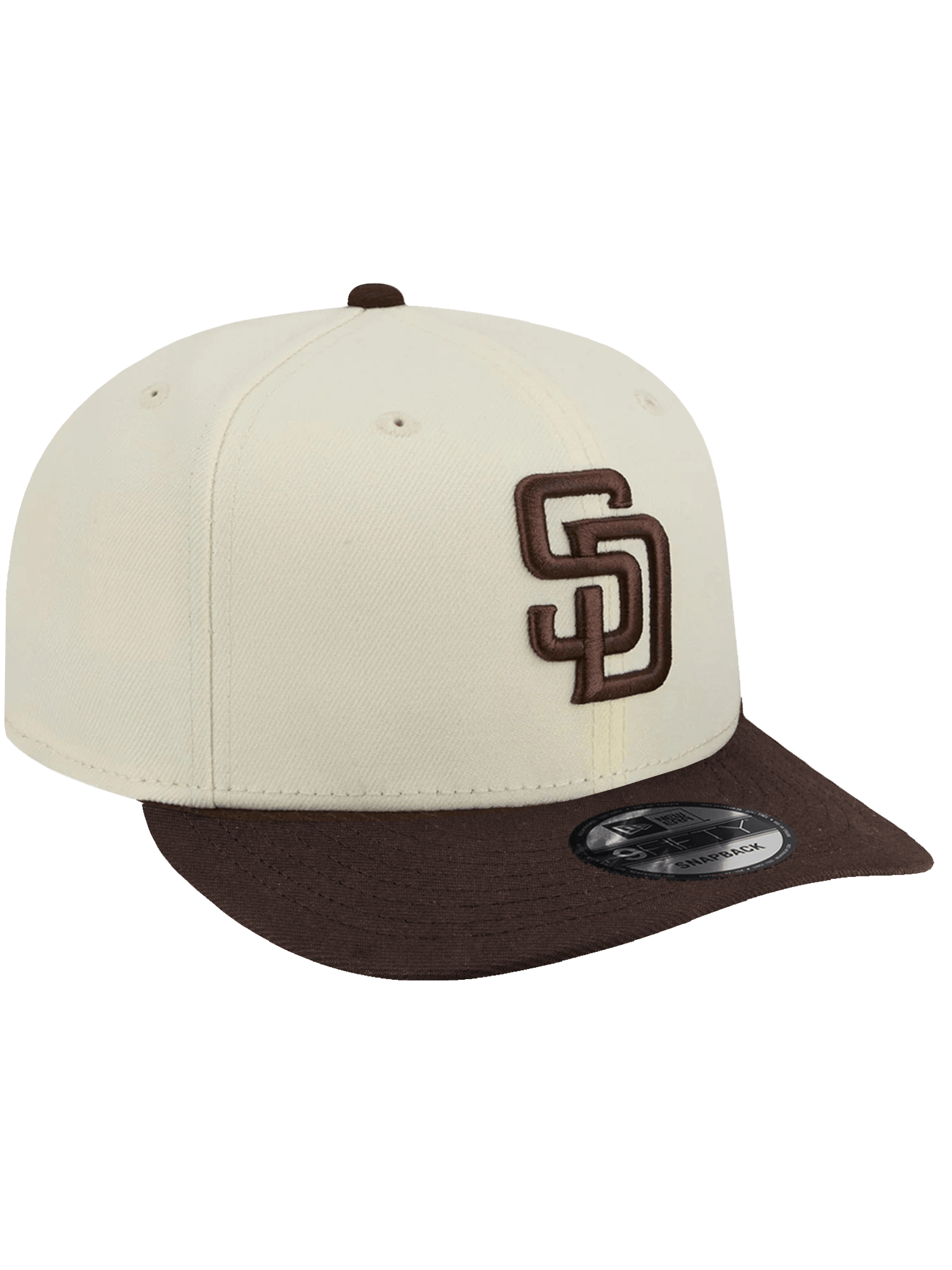 New Era Caps OSFA San Diego Padres New Era MLB Team Chrome 9FIFTY Pre-Curved Snapback Hat