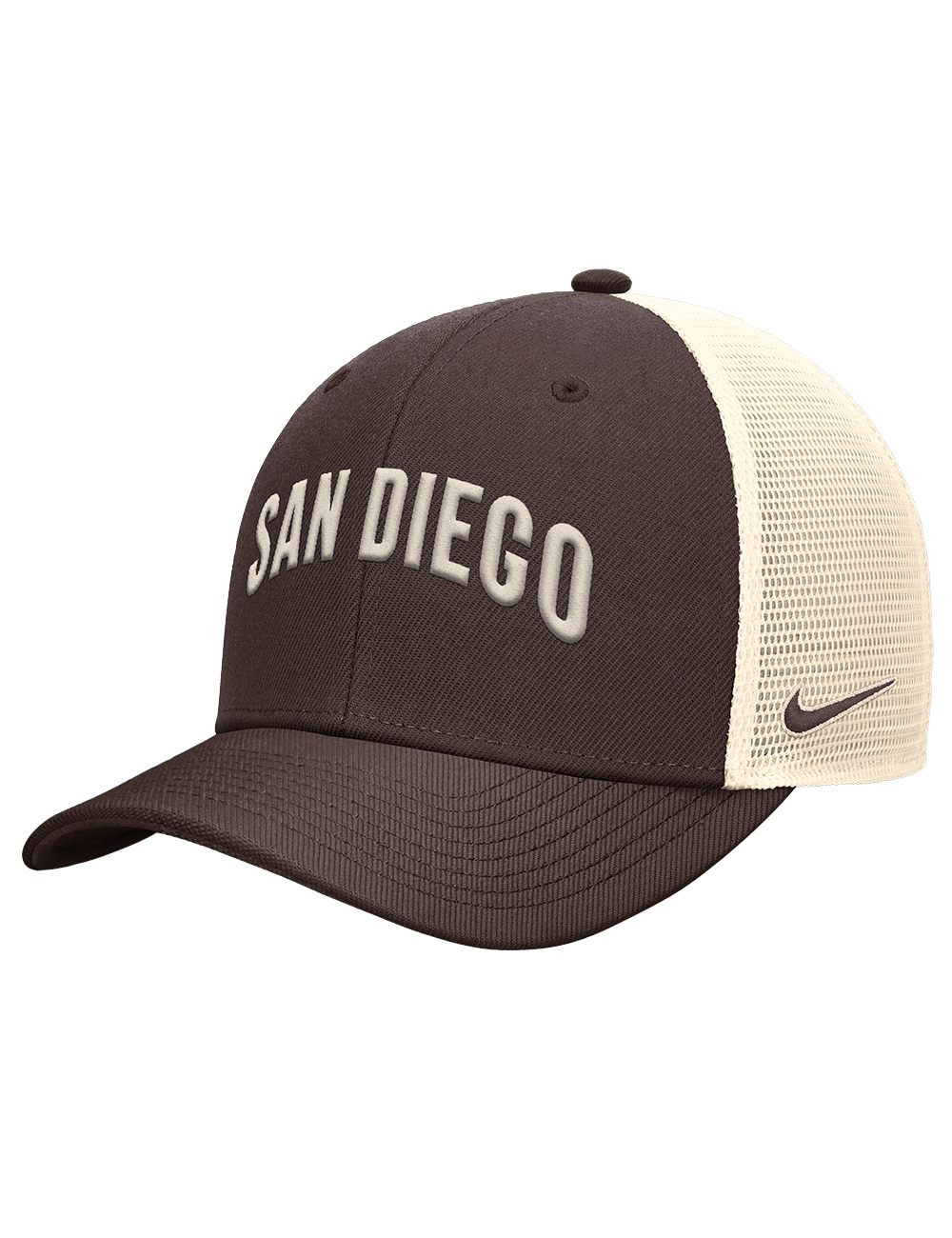 Nike Caps San Diego Padres Nike MLB Statement Rise Dri-Fit Trucker Snapback Hat