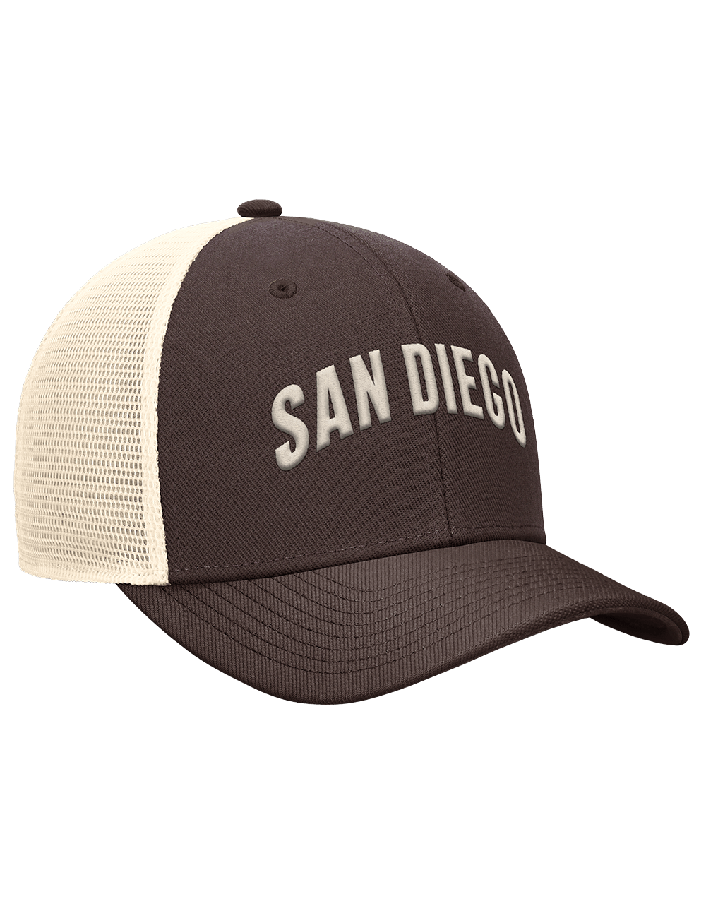 Nike Caps San Diego Padres Nike MLB Statement Rise Dri-Fit Trucker Snapback Hat