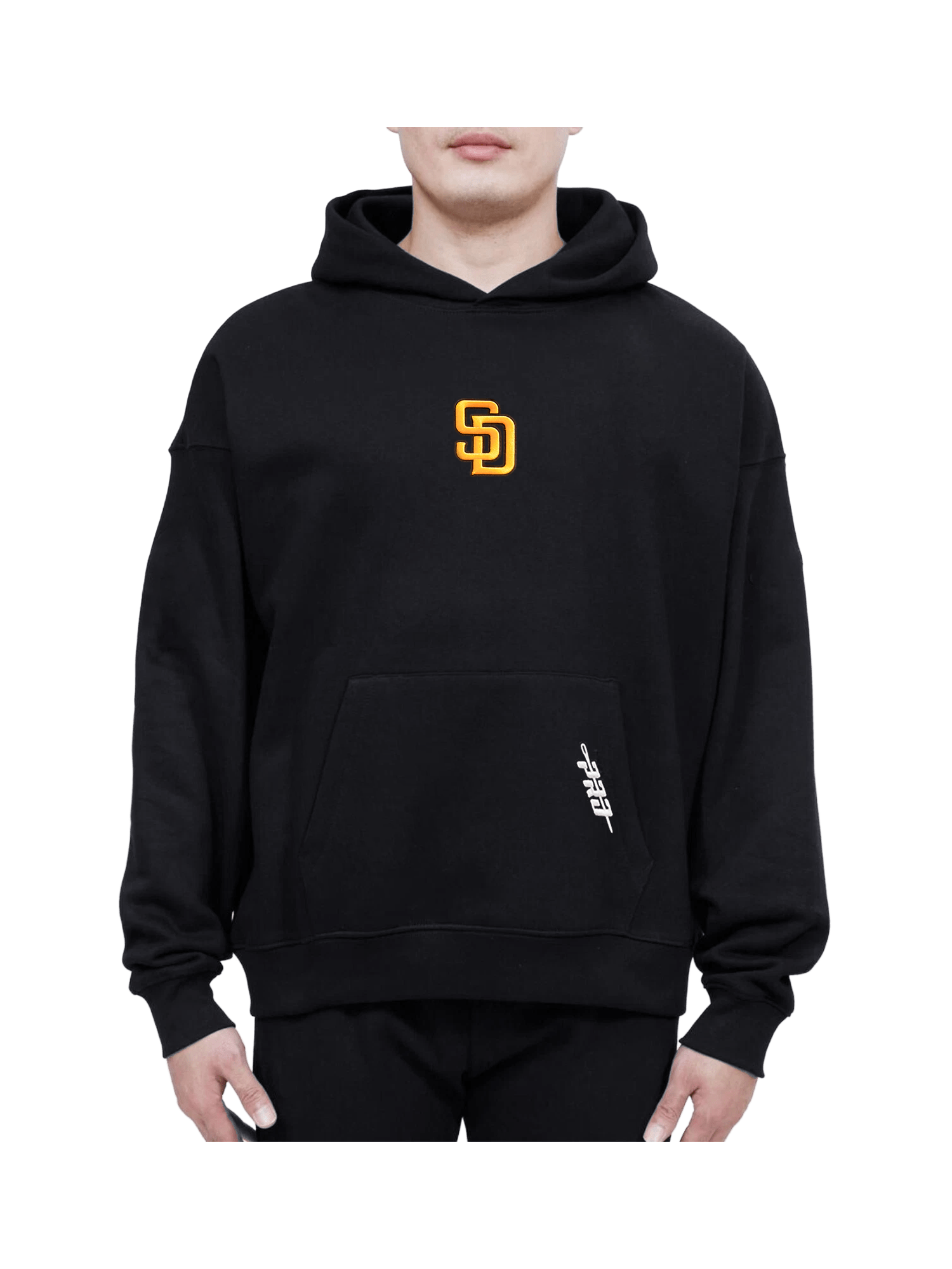Pro Standard Jumpers San Diego Padres Pro Standard MLB Icon Drop Shoulder Hoodie Jumper - Black