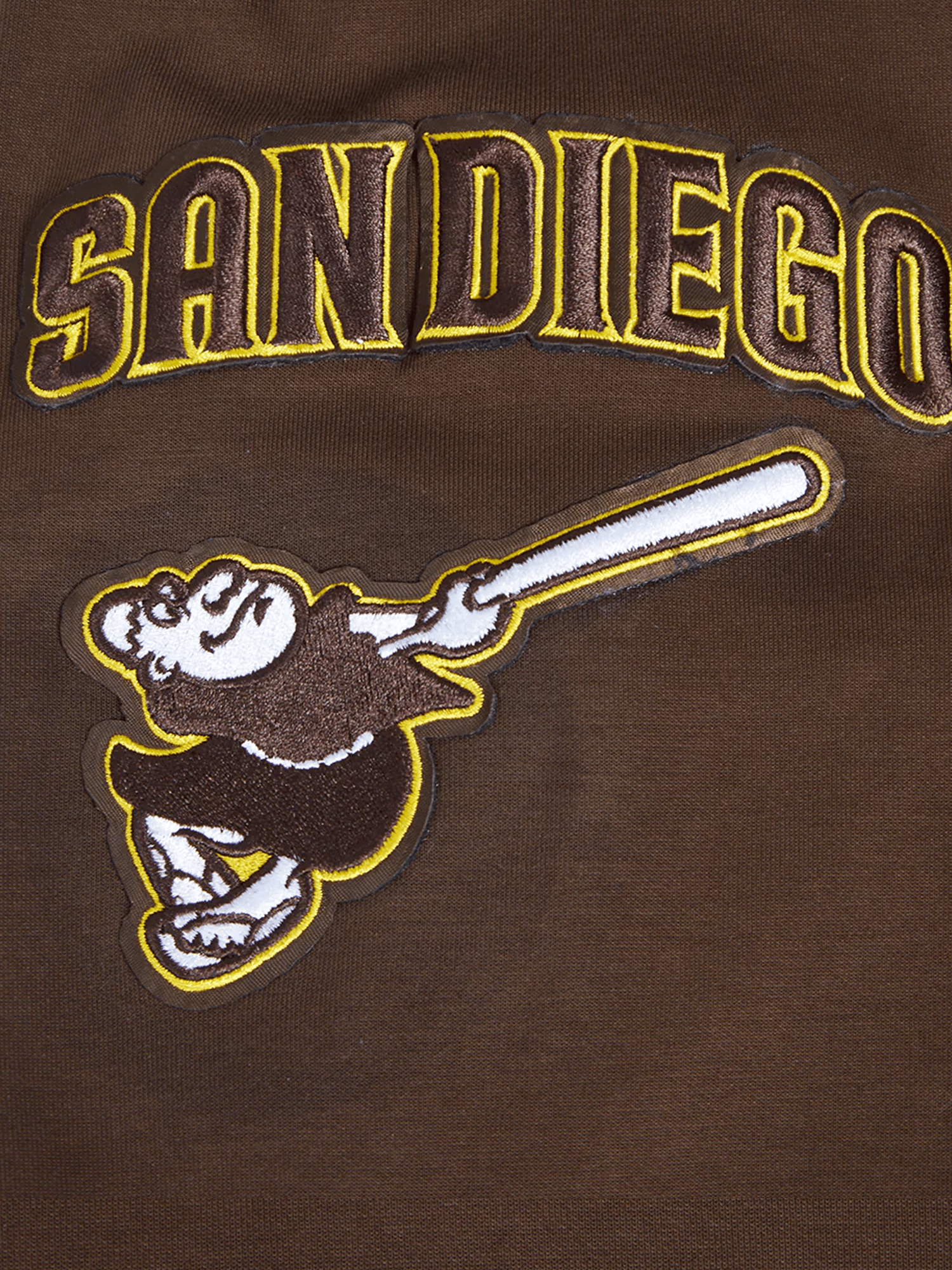 Pro Standard Jumpers San Diego Padres Pro Standard MLB Team Chenille Hoodie Jumper  - Brown