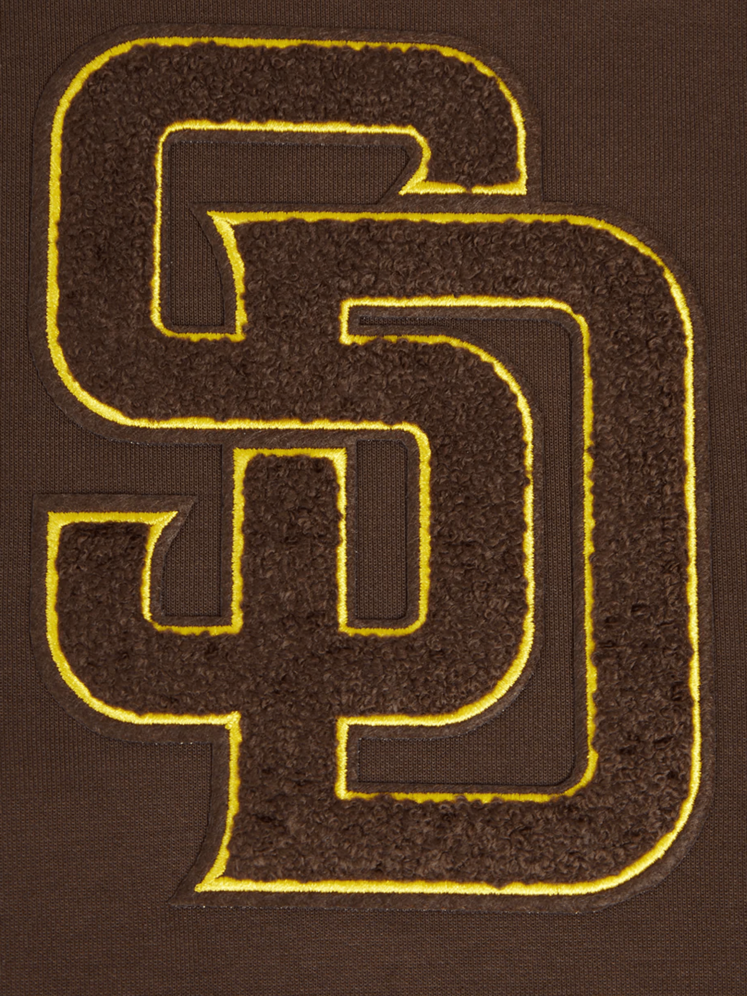 Pro Standard Jumpers San Diego Padres Pro Standard MLB Team Chenille Hoodie Jumper  - Brown