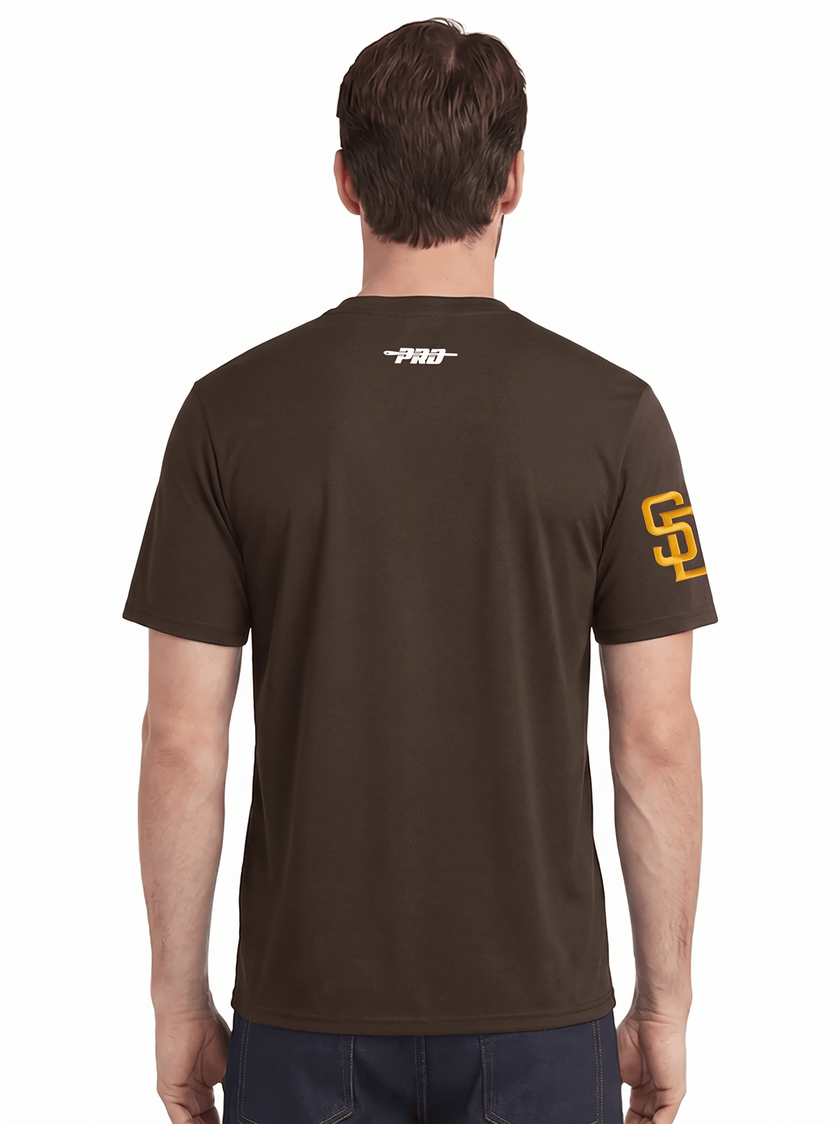 Pro Standard T-Shirts San Diego Padres Pro Standard MLB Team Classic Chenille Flex T-Shirt - Brown