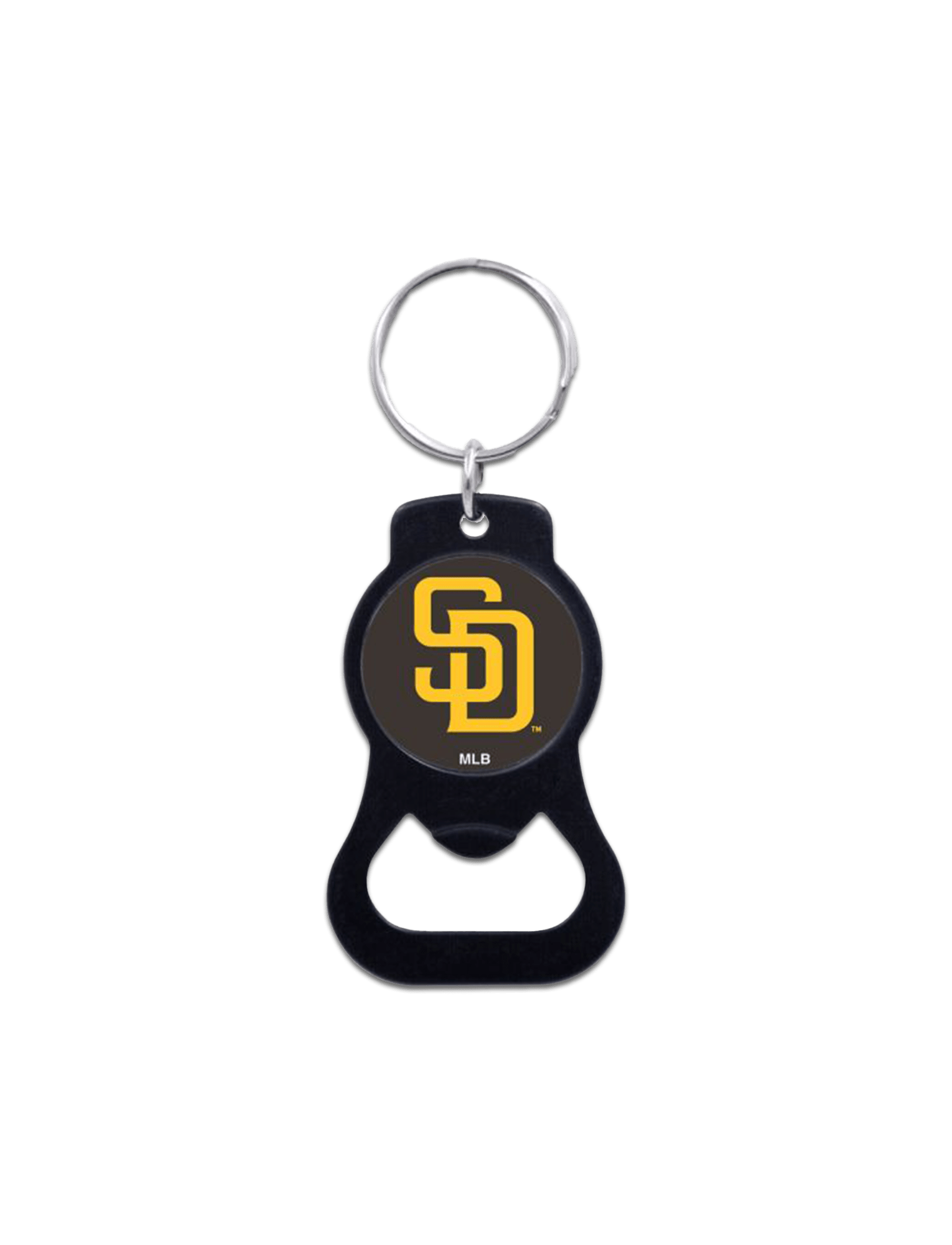 Wincraft Accessories San Diego Padres Wincraft MLB Team Logo/Black Bottle Opener Key Ring