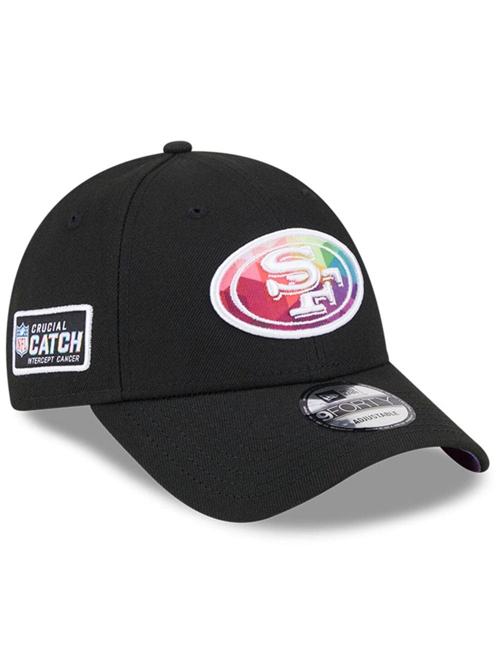 New Era Caps San Francisco 49ers New Era NFL 23 Crucial Catch 9FORTY Snapback Hat - Black