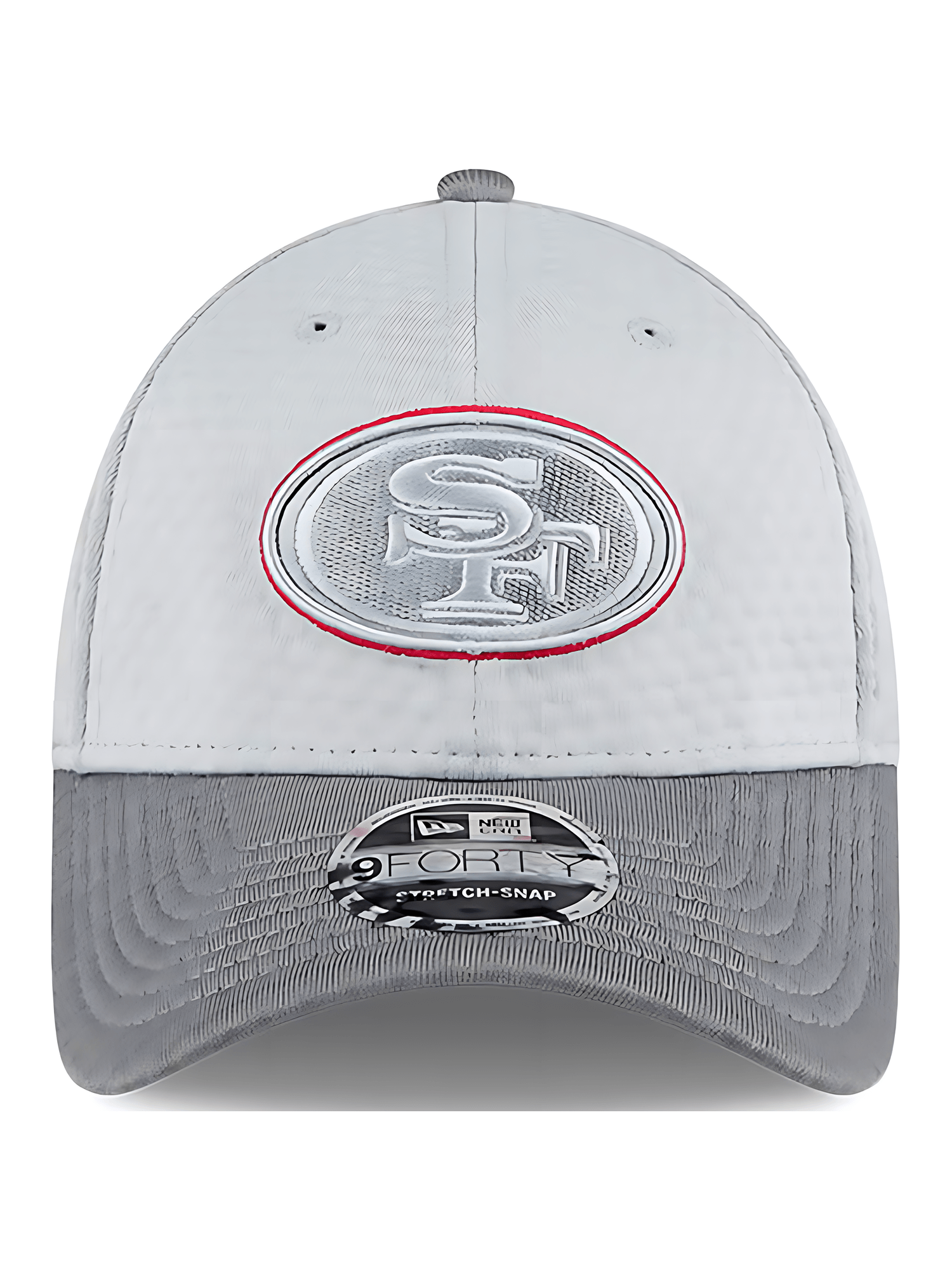 New Era Caps San Francisco 49ers New Era NFL 24 Training 9FORTY Stretch-Snapback Hat - Grey