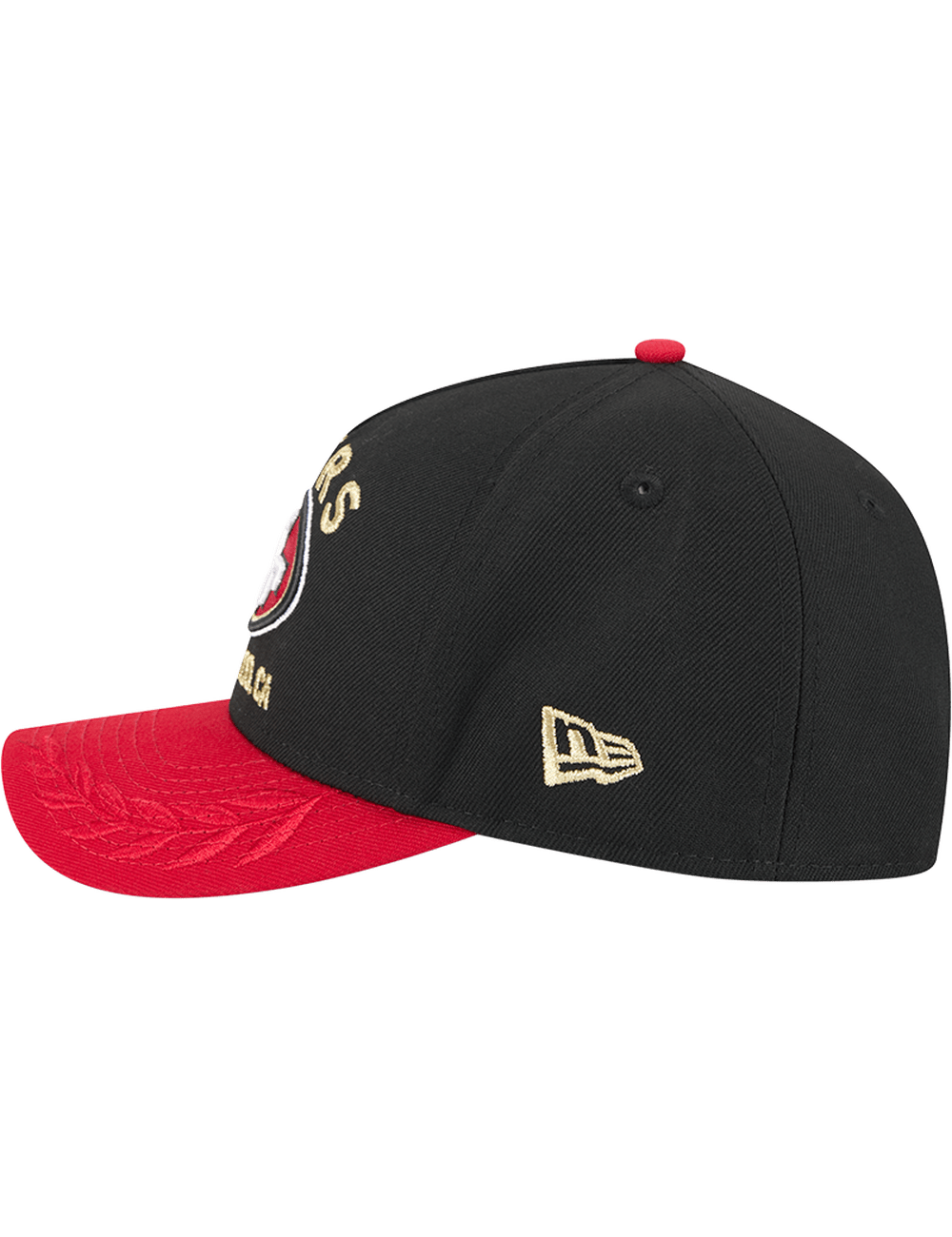 New Era Caps San Francisco 49ers New Era NFL 25 Draft 9FORTY M-Crown Snapback Hat - Black