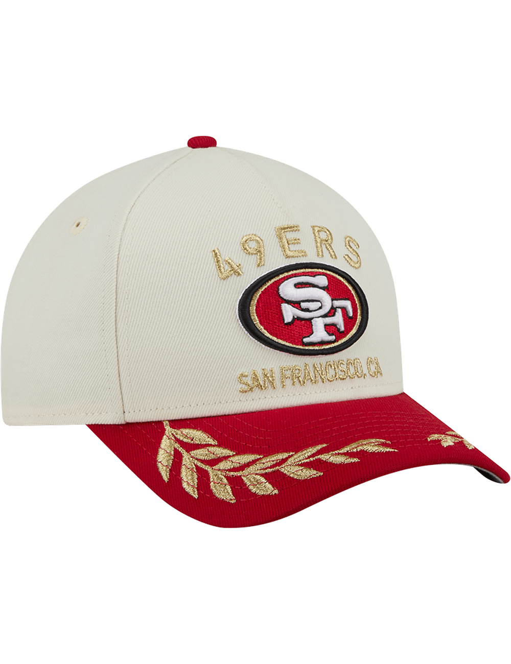 New Era Caps San Francisco 49ers New Era NFL 25 Draft 9FORTY M-Crown Snapback Hat - Chrome