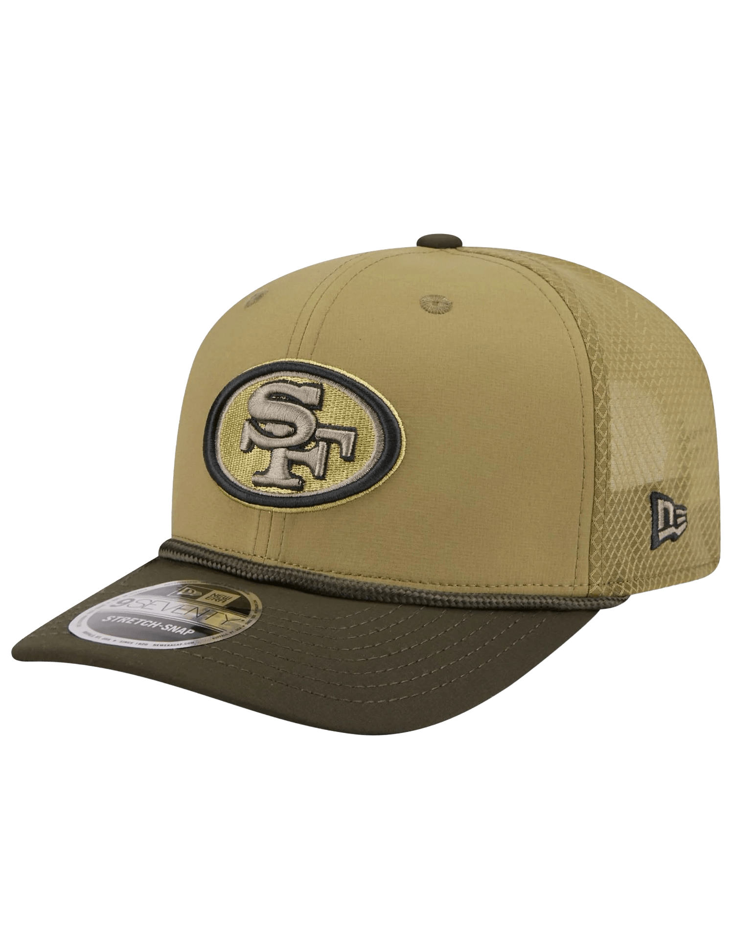 New Era Caps San Francisco 49ers New Era NFL 25 Salute To Service 9SEVENTY Stretch-Snapback Hat