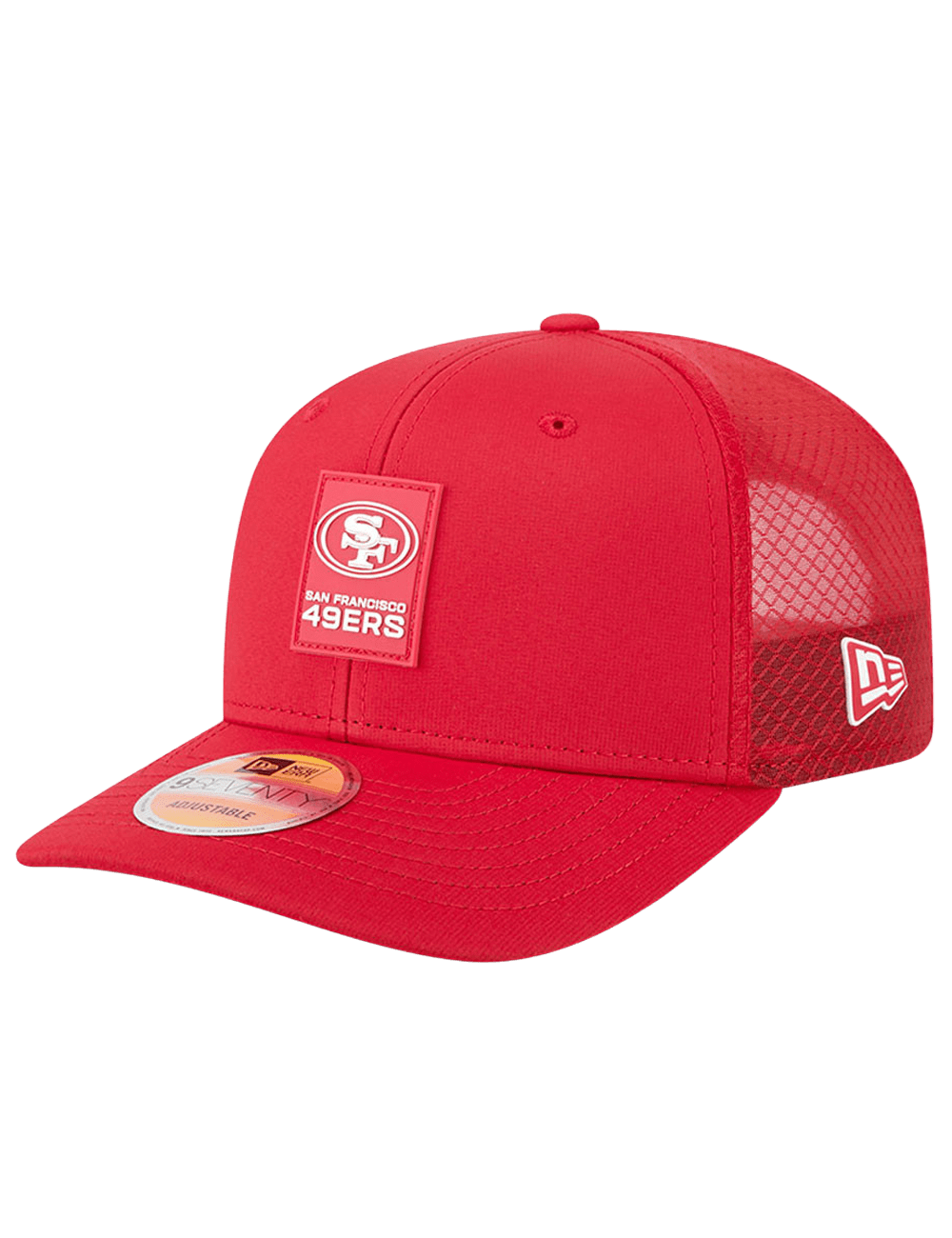 New Era Caps San Francisco 49ers New Era NFL 25 Sideline 9SEVENTY Stretch-Snapback Hat - Red
