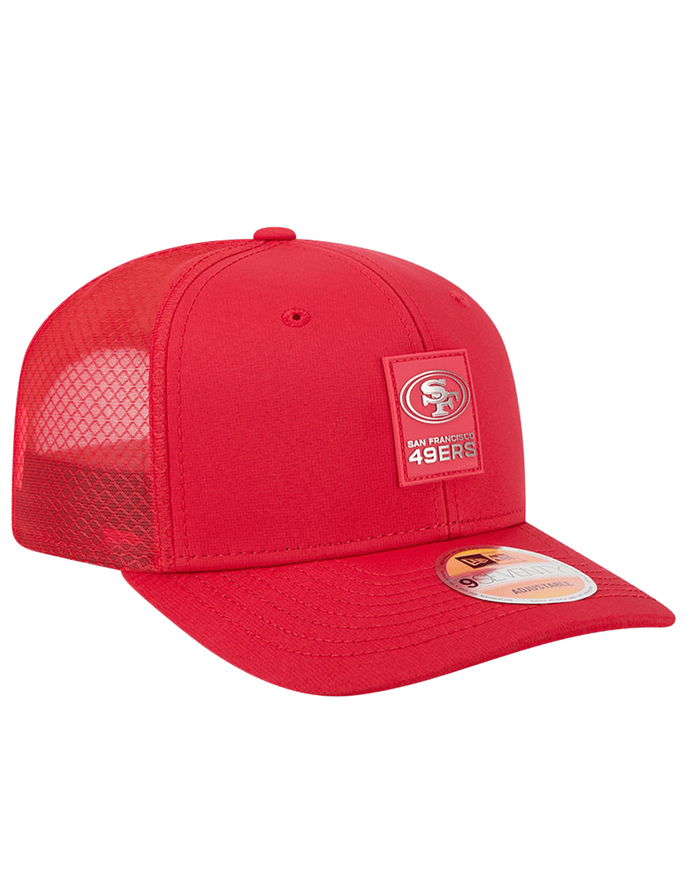 New Era Caps San Francisco 49ers New Era NFL 25 Sideline 9SEVENTY Stretch-Snapback Hat - Red