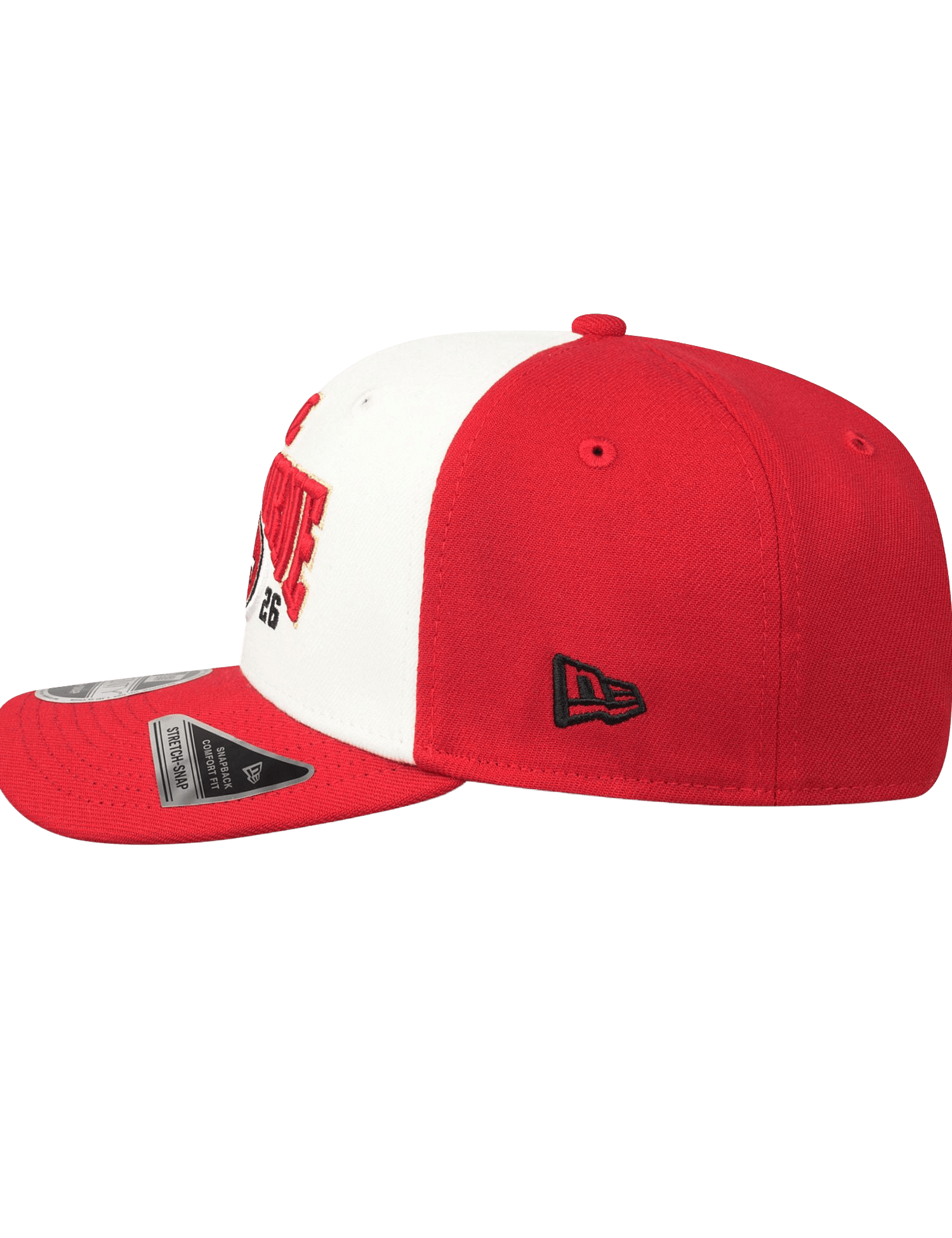 New Era Caps OSFM San Francisco 49ers New Era NFL 26 Melbourne Game 2 Tone Chrome 9SEVENTY Stretch-Snapback Hat