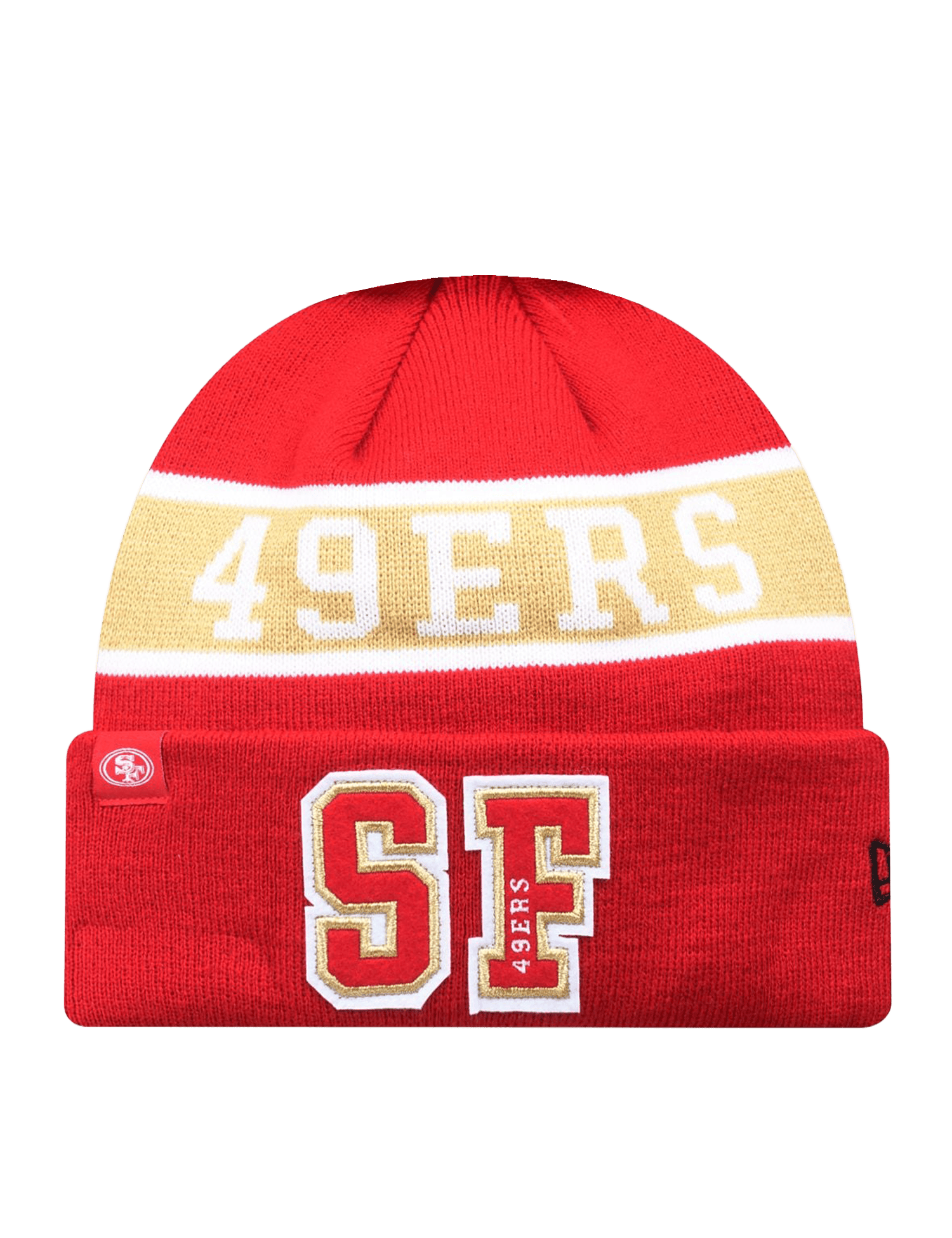 New Era Beanies OSFM San Francisco 49ers New Era NFL 26 Melbourne Game Pomless Knit Beanie - Red